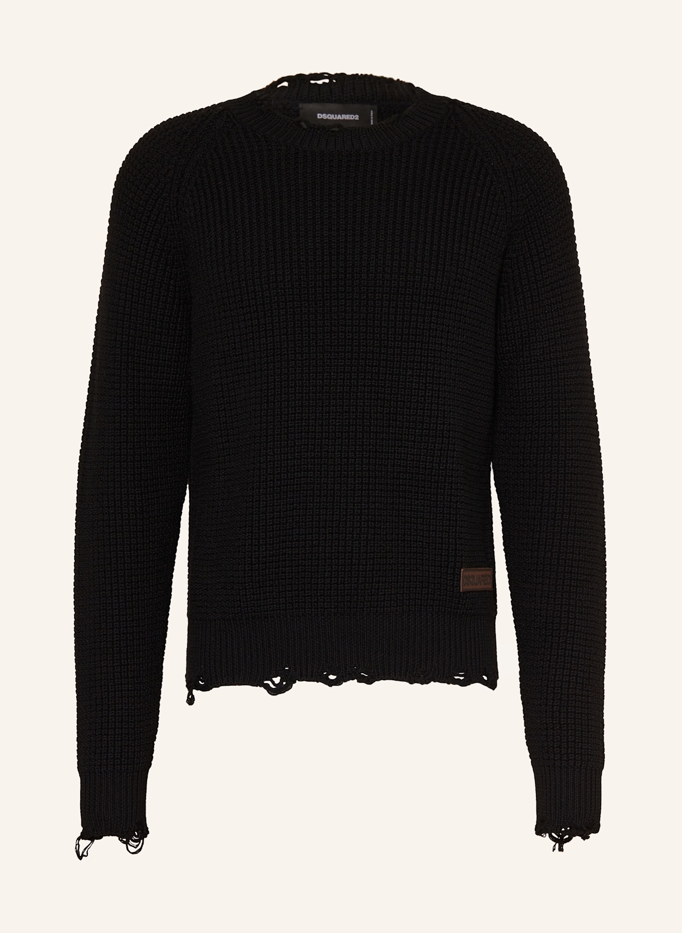 DSQUARED2 Pullover: SCHWARZ