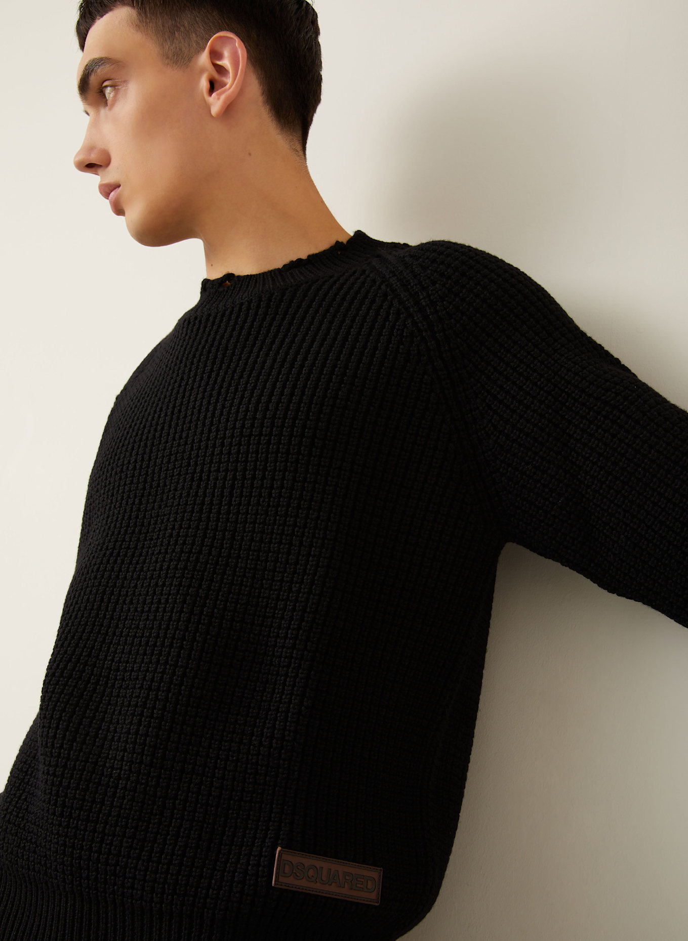 DSQUARED2 Pullover: SCHWARZ