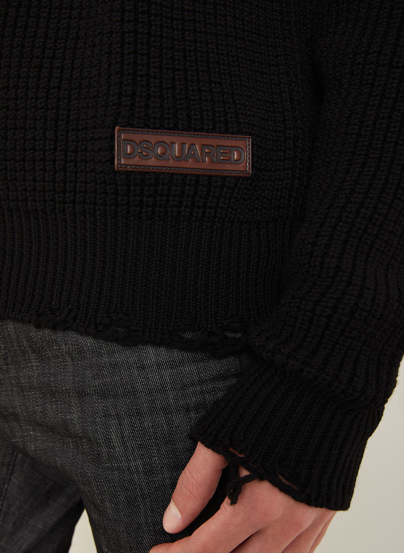 DSQUARED2 Pullover: SCHWARZ