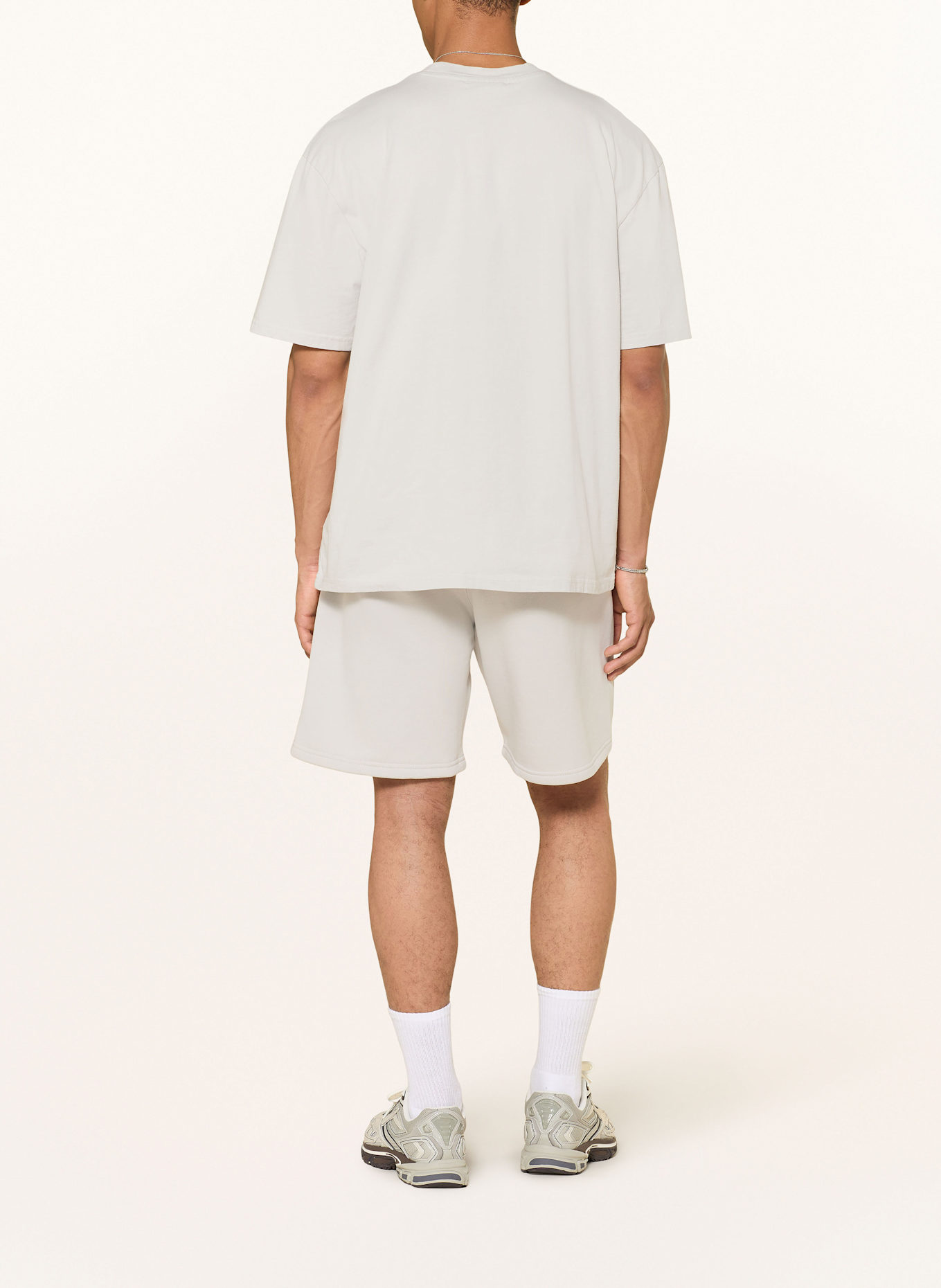 PEGADOR Oversized-Shirt: HELLGRAU