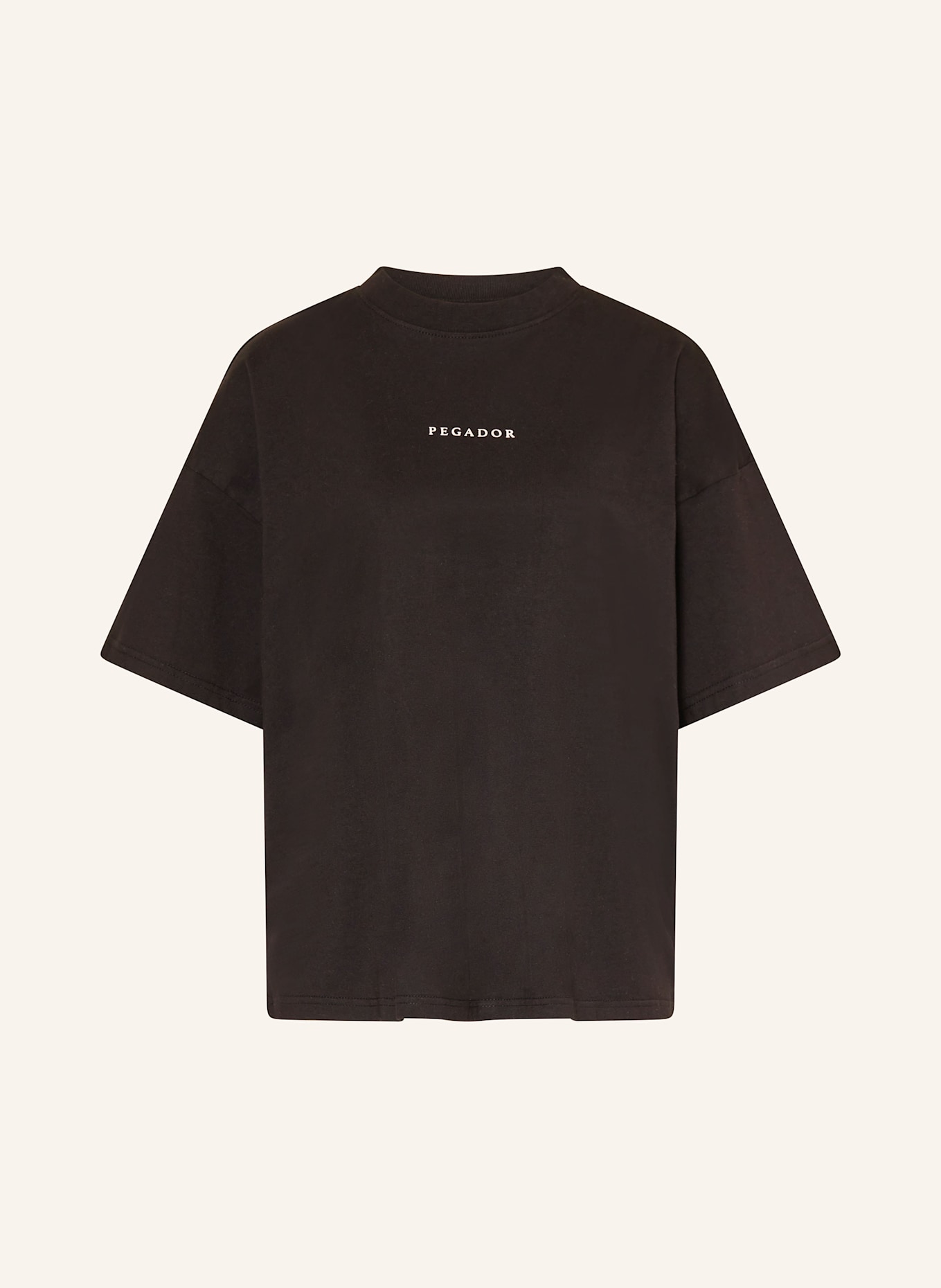 PEGADOR Oversized-Shirt TAPO: SCHWARZ