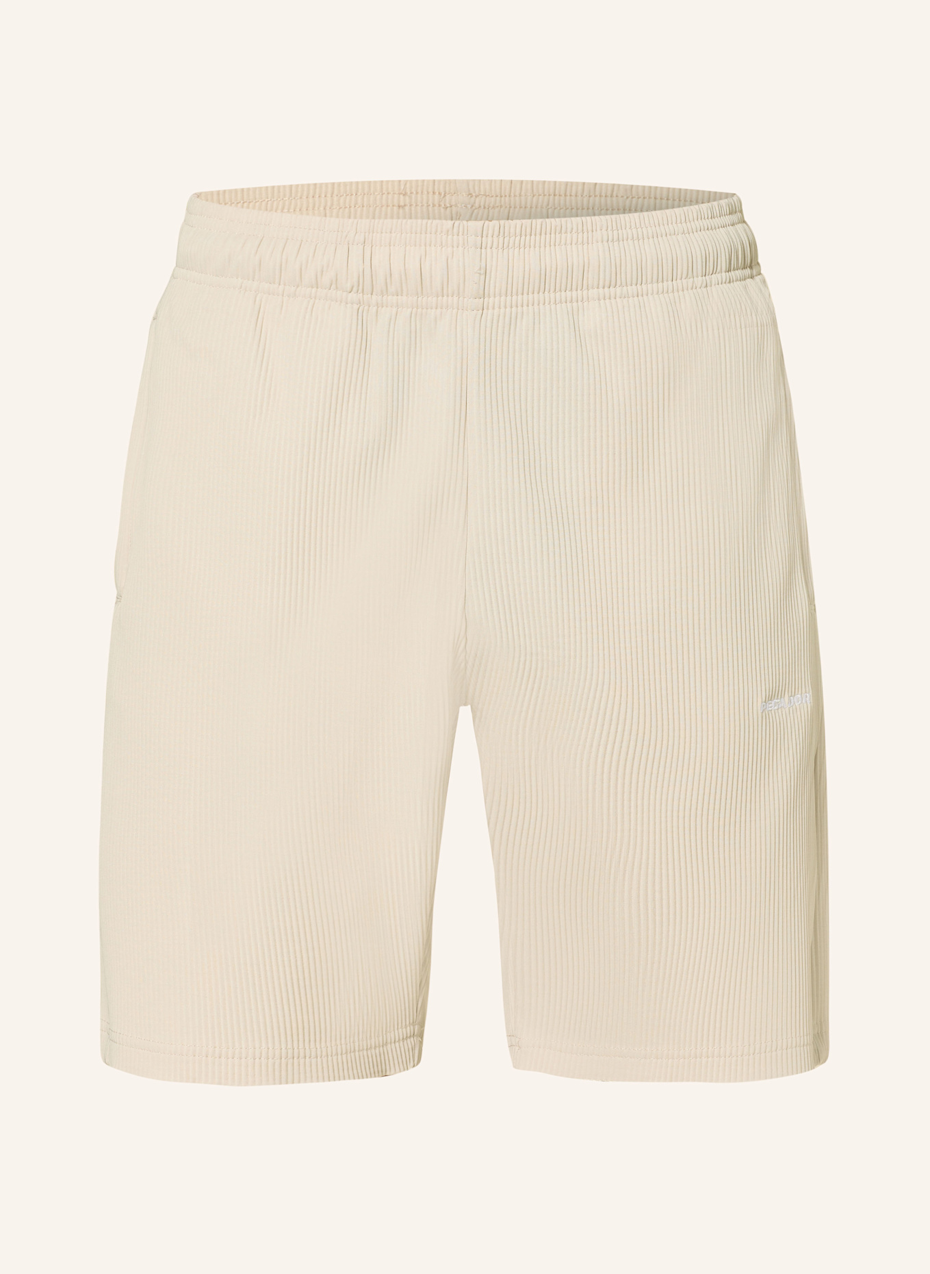 PEGADOR Pleated shorts TROY: BEIGE