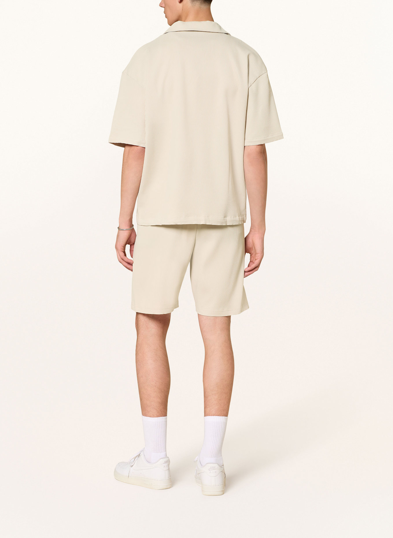 PEGADOR Pleated shorts TROY: BEIGE