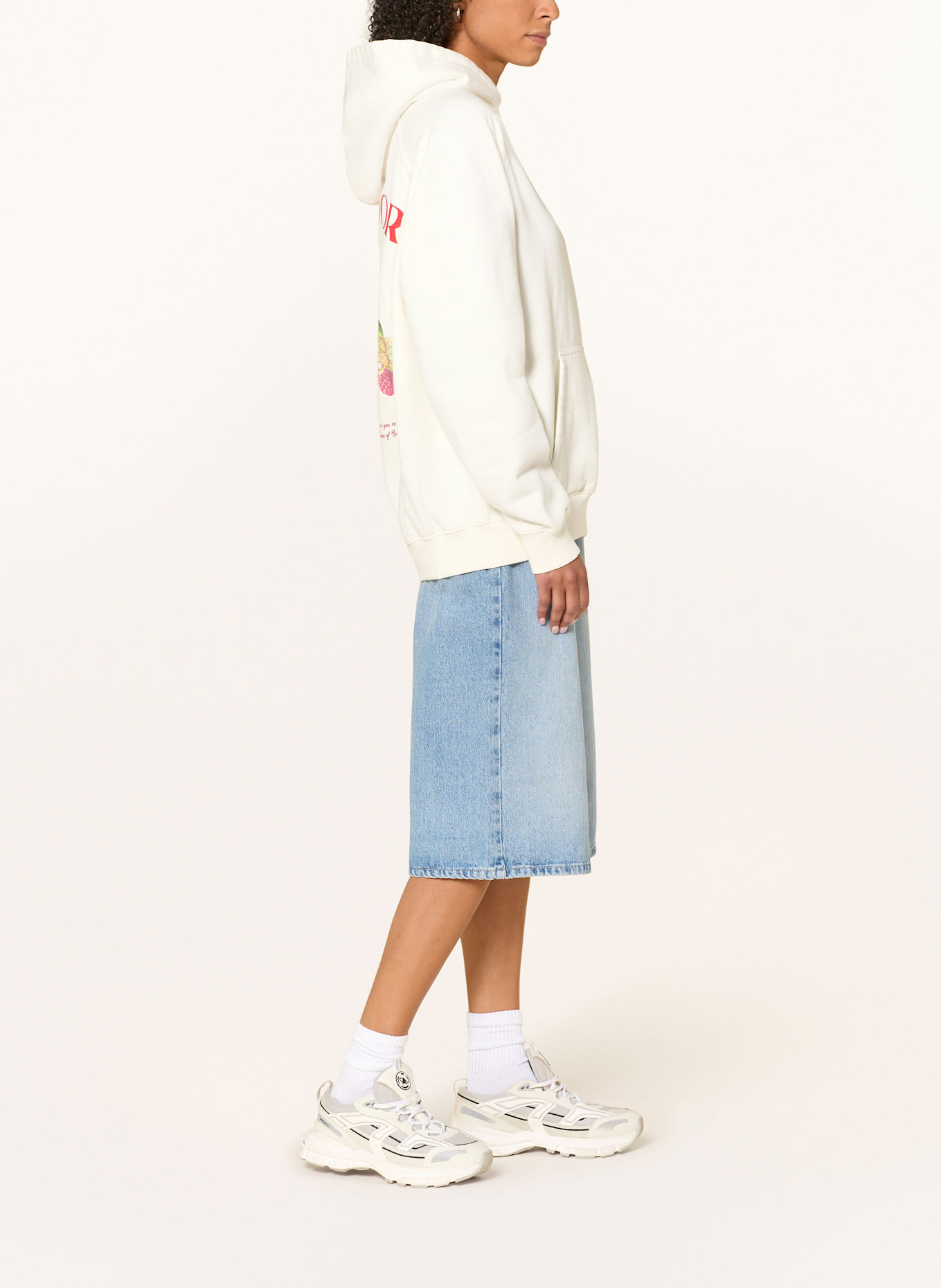 PEGADOR Beau hoodie MALLI: CREME