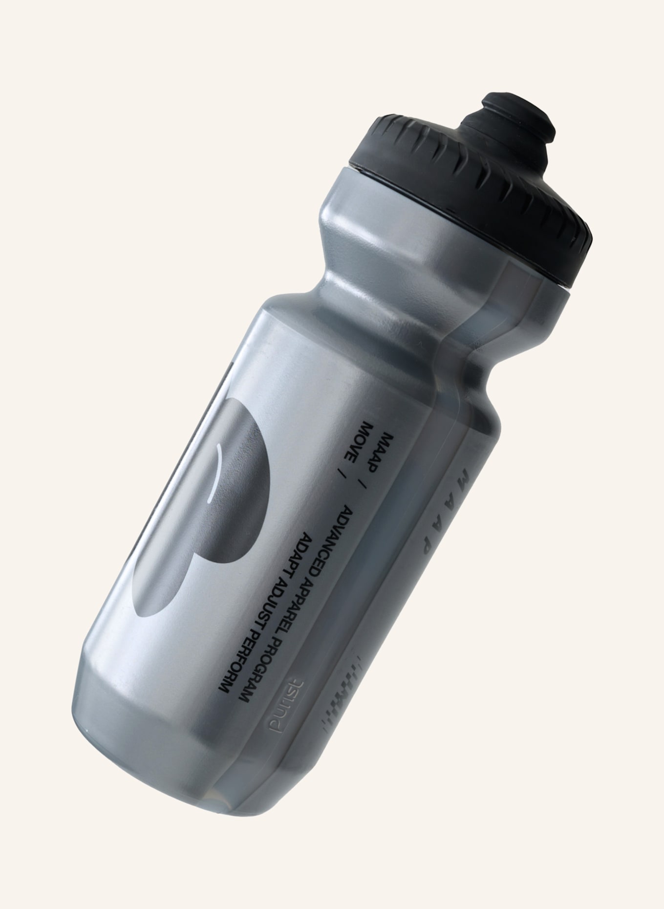 MAAP Trinkflasche AERATE: GRAU/ SCHWARZ