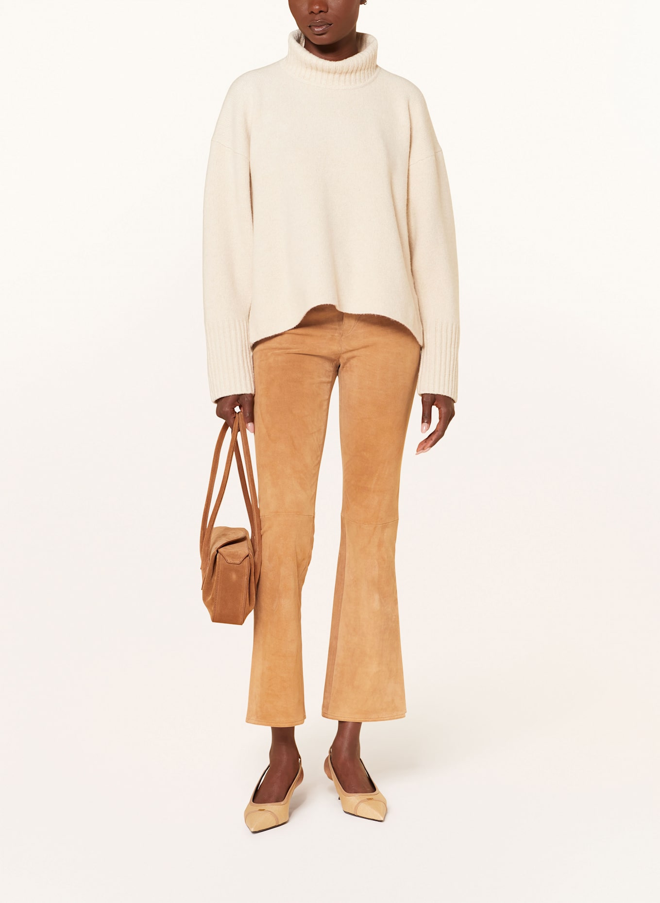 STOULS Lederhose DEAN: CAMEL