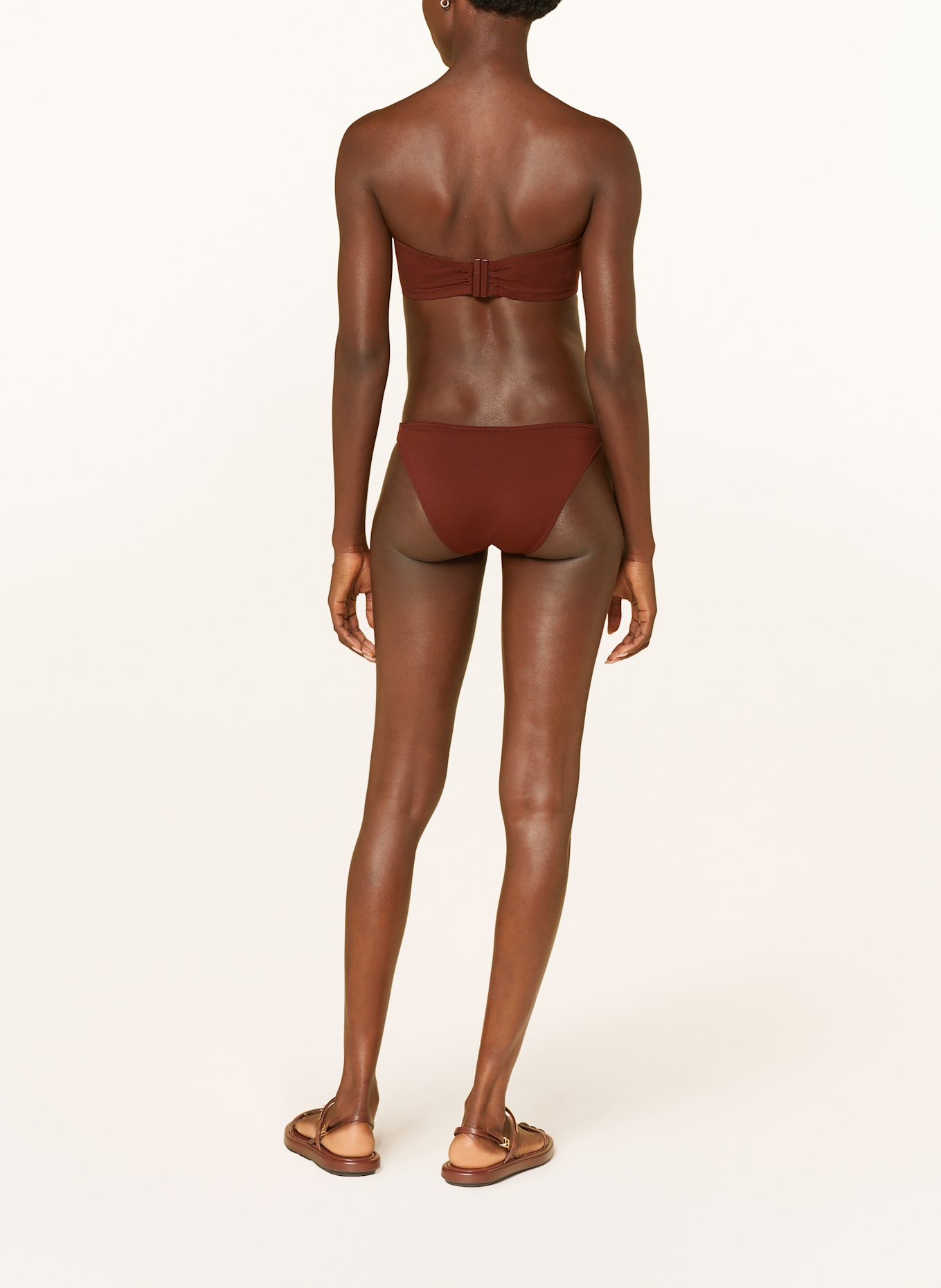ERES Bandeau bikini top SHOW: BROWN
