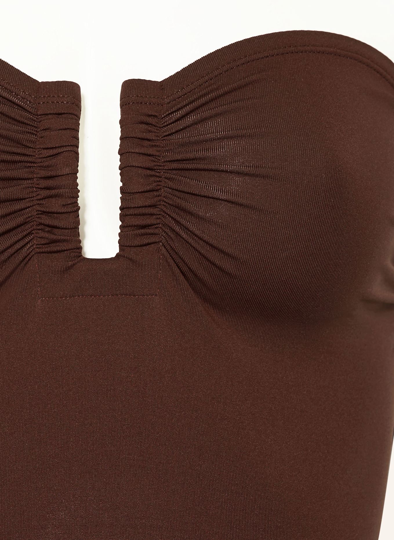 ERES Strój kąpielowy bandeau CASSIOPÉE: CIEMNOBRĄZOWY