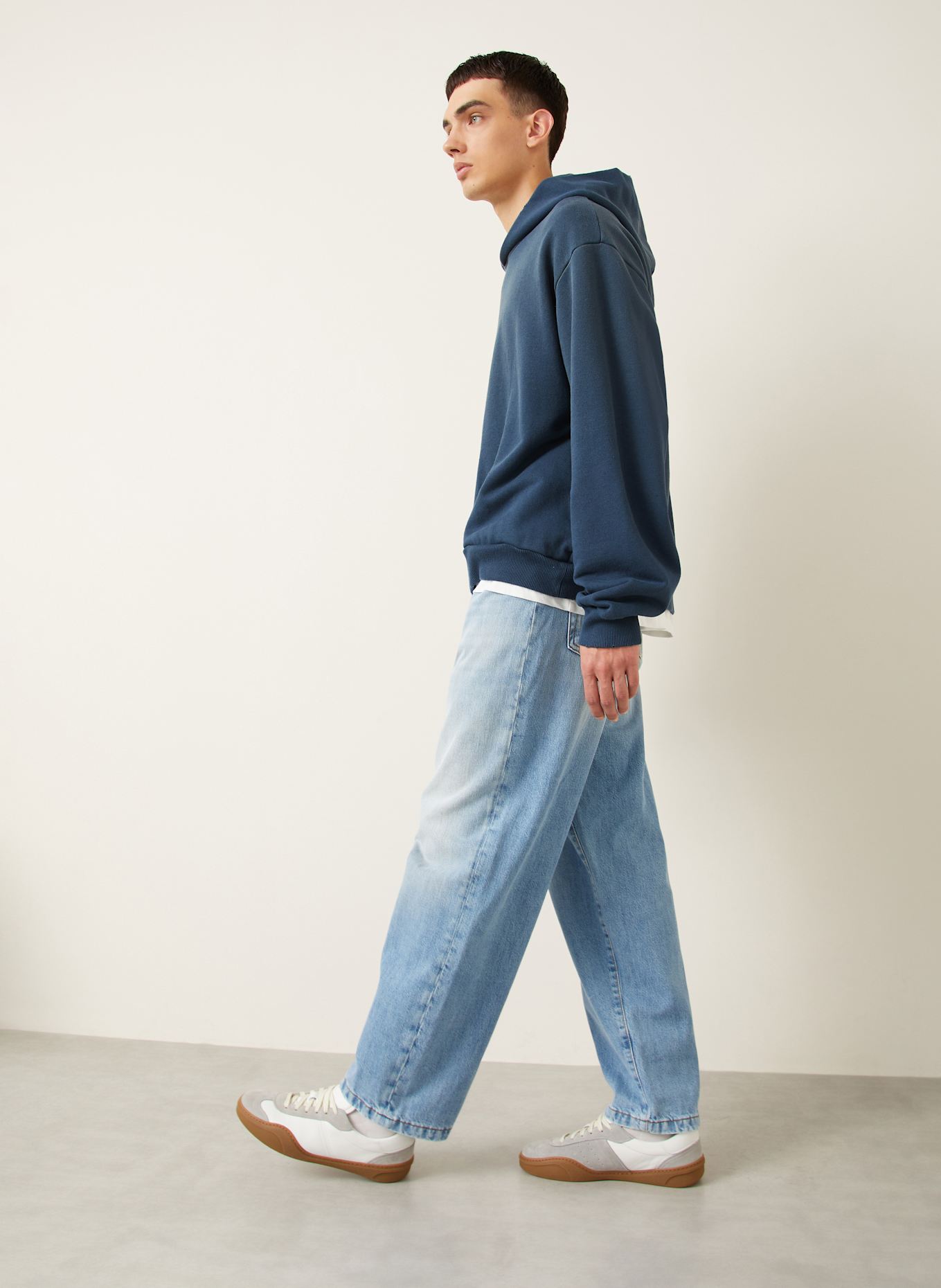 Acne Studios Bluza z kapturem: SZARONIEBIESKI