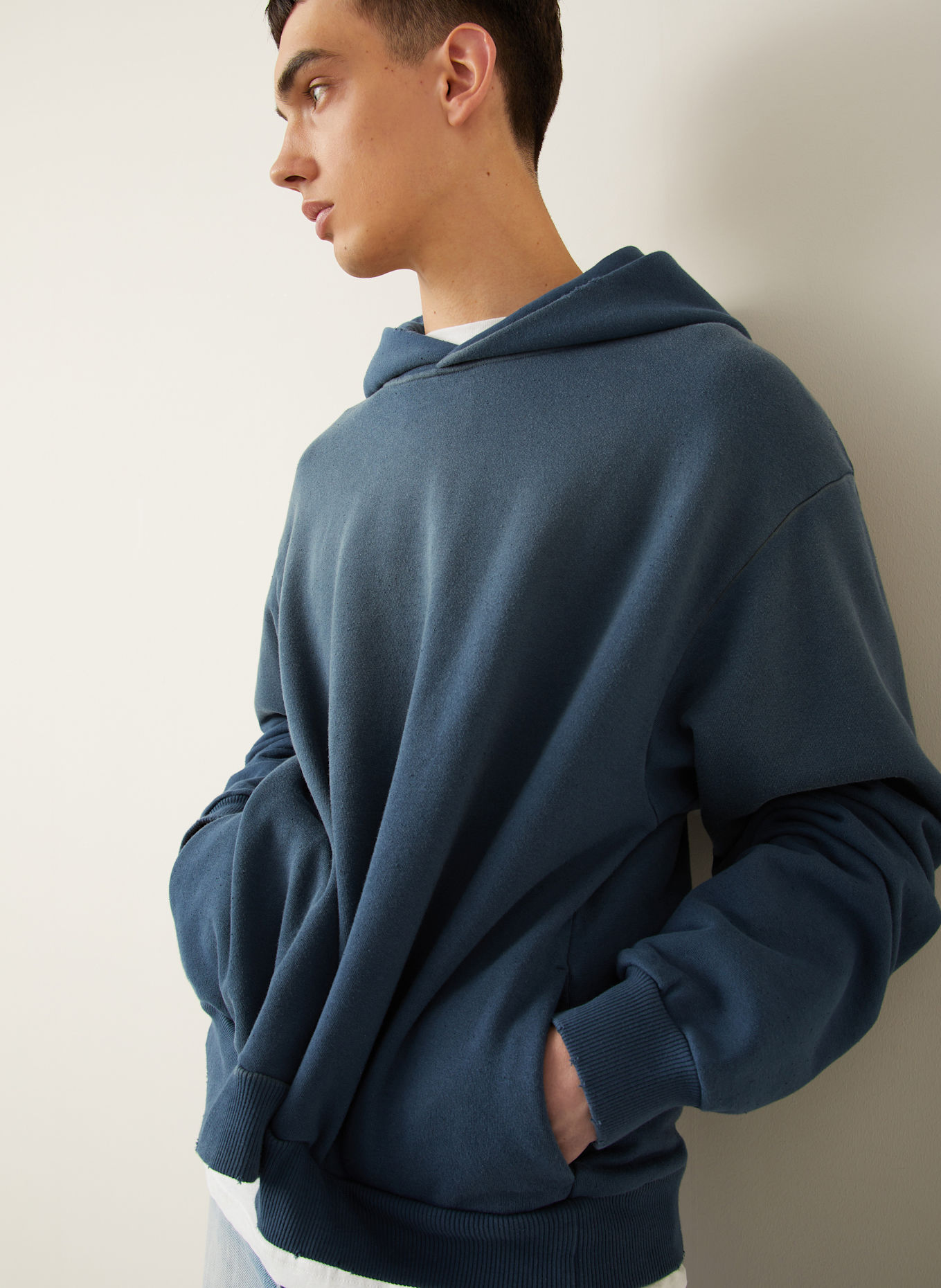 Acne Studios Bluza z kapturem: SZARONIEBIESKI