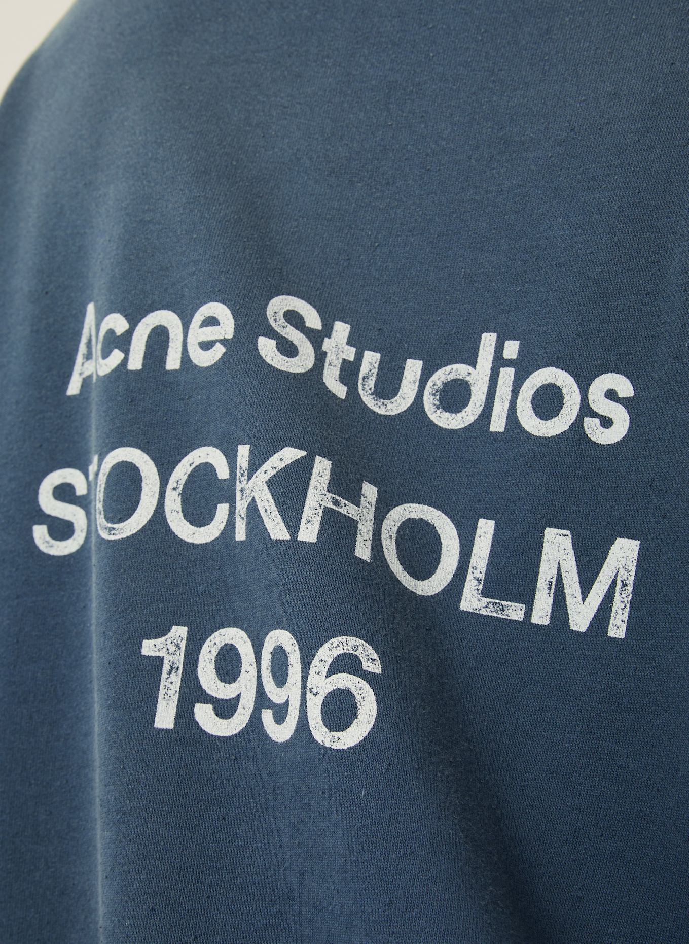 Acne Studios Bluza z kapturem: SZARONIEBIESKI