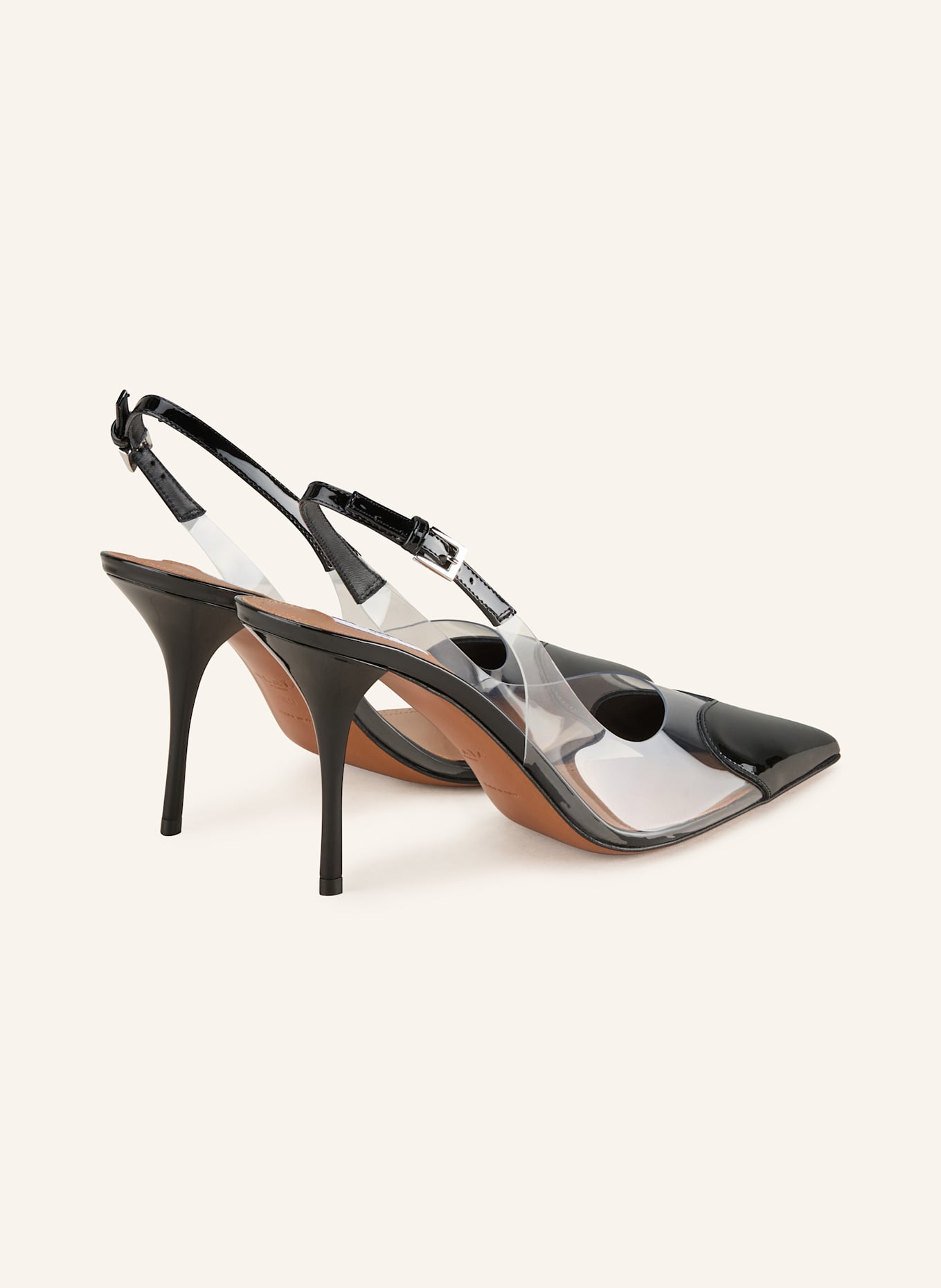 ALAÏA Slingback pumps: BLACK