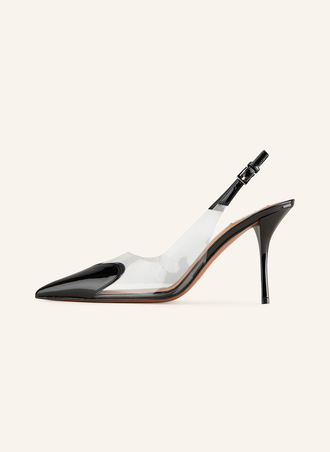 ALAÏA Slingback pumps: BLACK