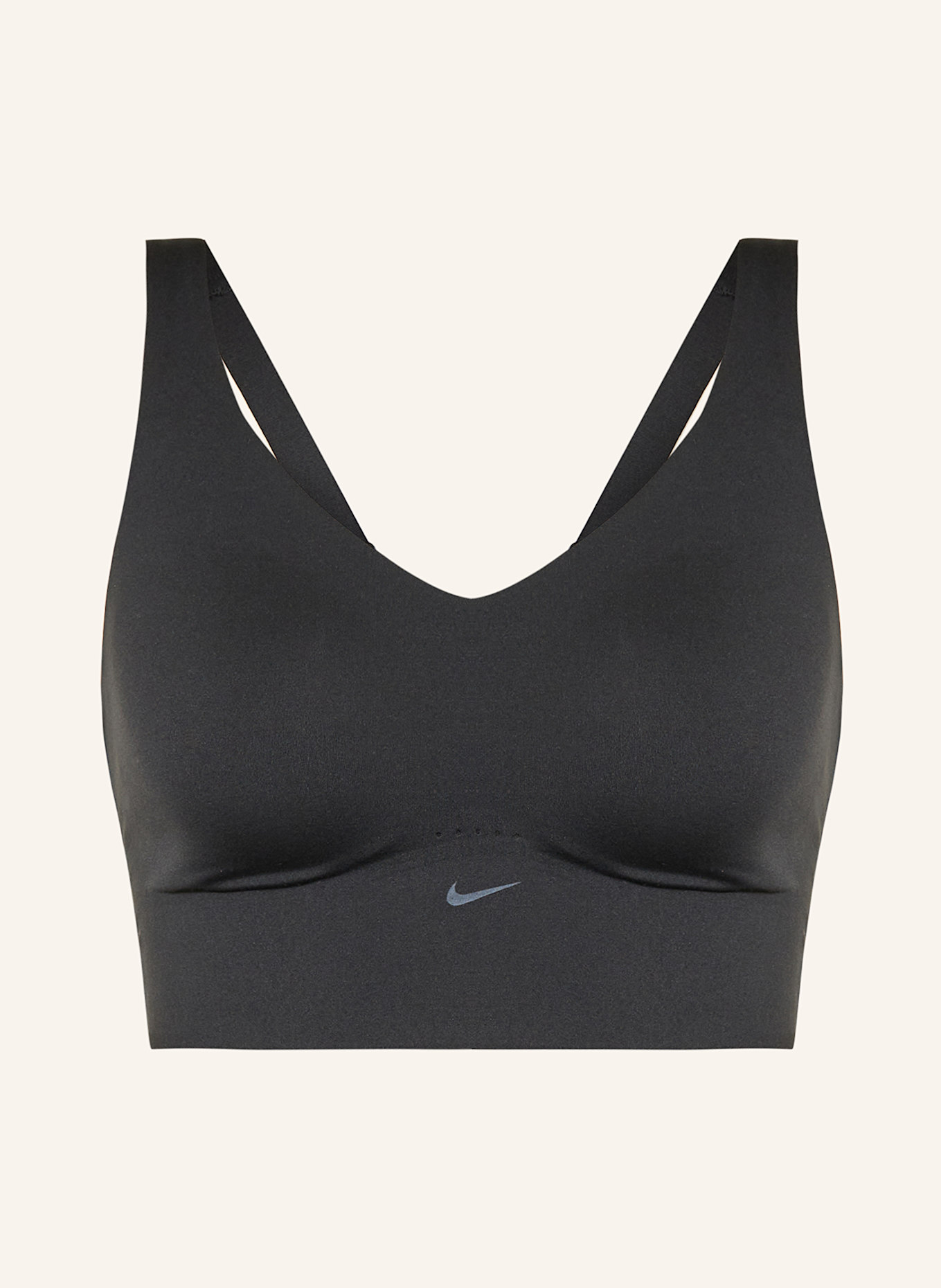 Nike Sport-BH ALATE: SCHWARZ