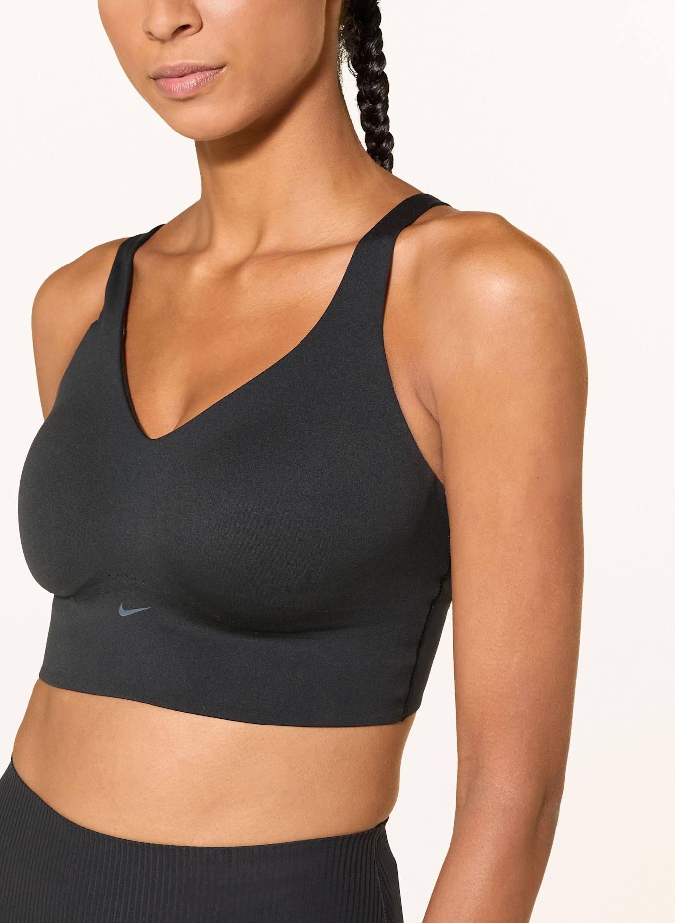 Nike Sport-BH ALATE: SCHWARZ
