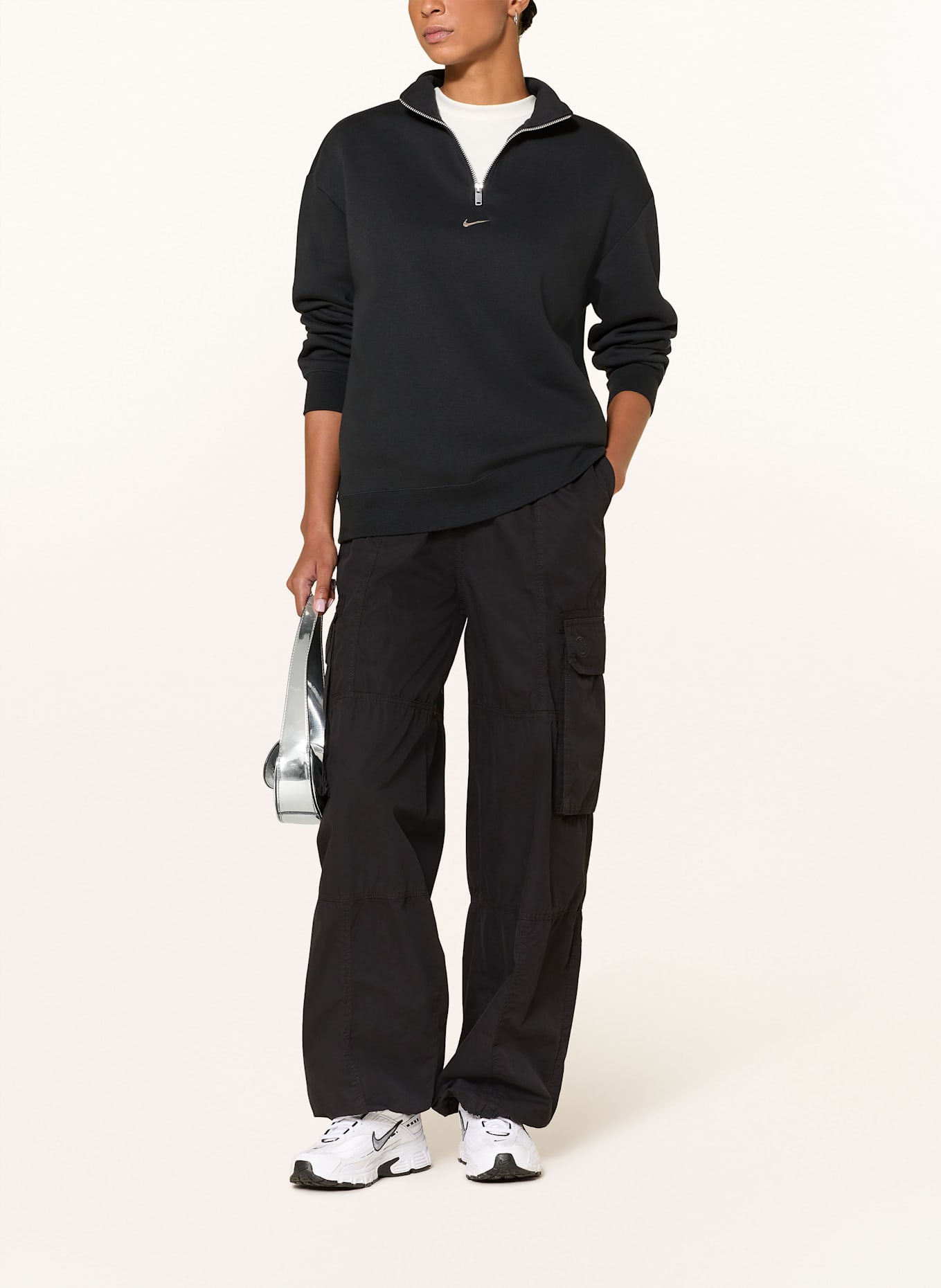 Nike Sweat-Troyer SPORTSWEAR: SCHWARZ