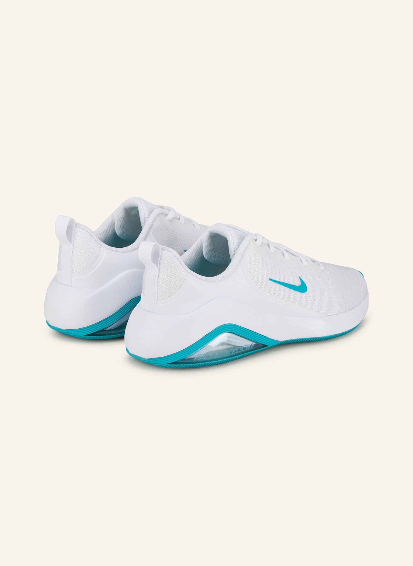 Nike AIR ZOOM BELLA 7 fitness shoes: WHITE/ DARK GREEN