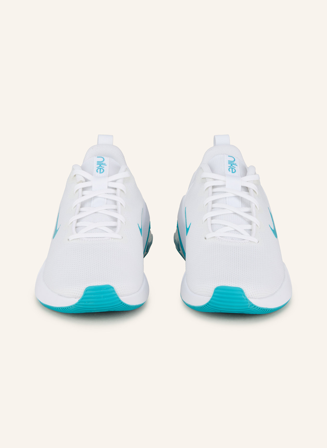 Nike AIR ZOOM BELLA 7 fitness shoes: WHITE/ DARK GREEN