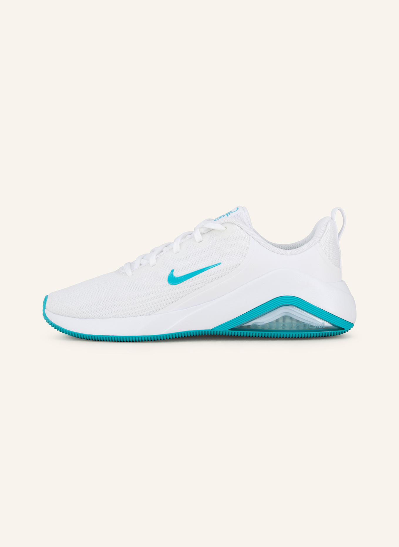 Nike AIR ZOOM BELLA 7 fitness shoes: WHITE/ DARK GREEN