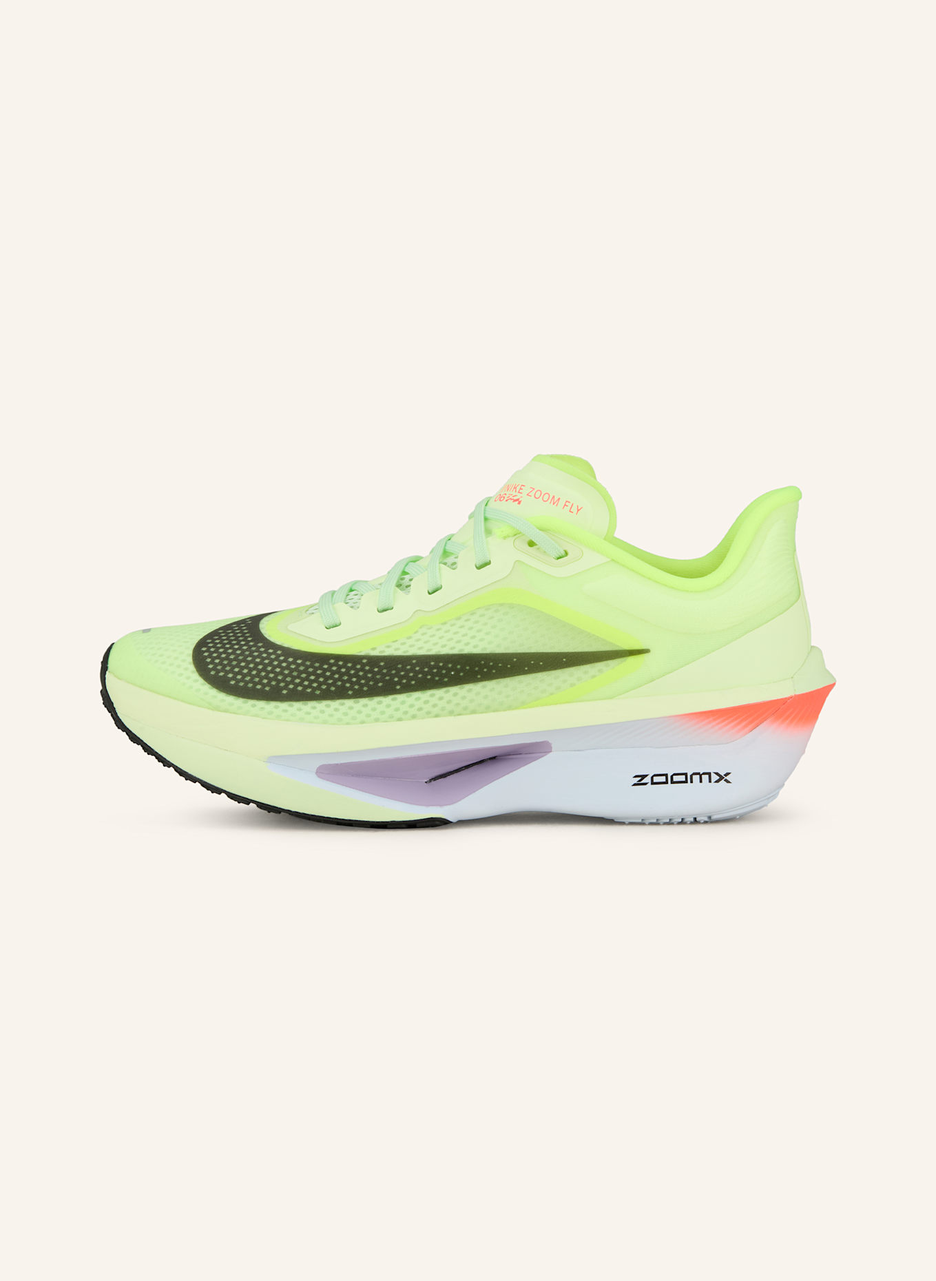 Nike Laufschuhe ZOOM FLY 6: NEONGELB/ DUNKELBLAU