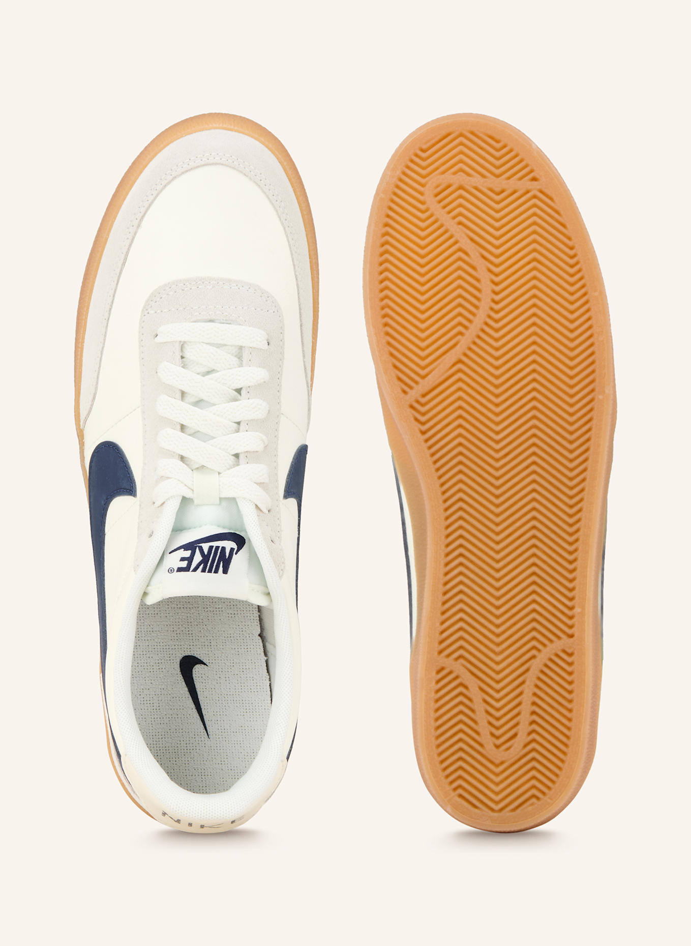 Nike Sneakersy KILLSHOT 2: ECRU/ JASNOCZARY/ GRANATOWY