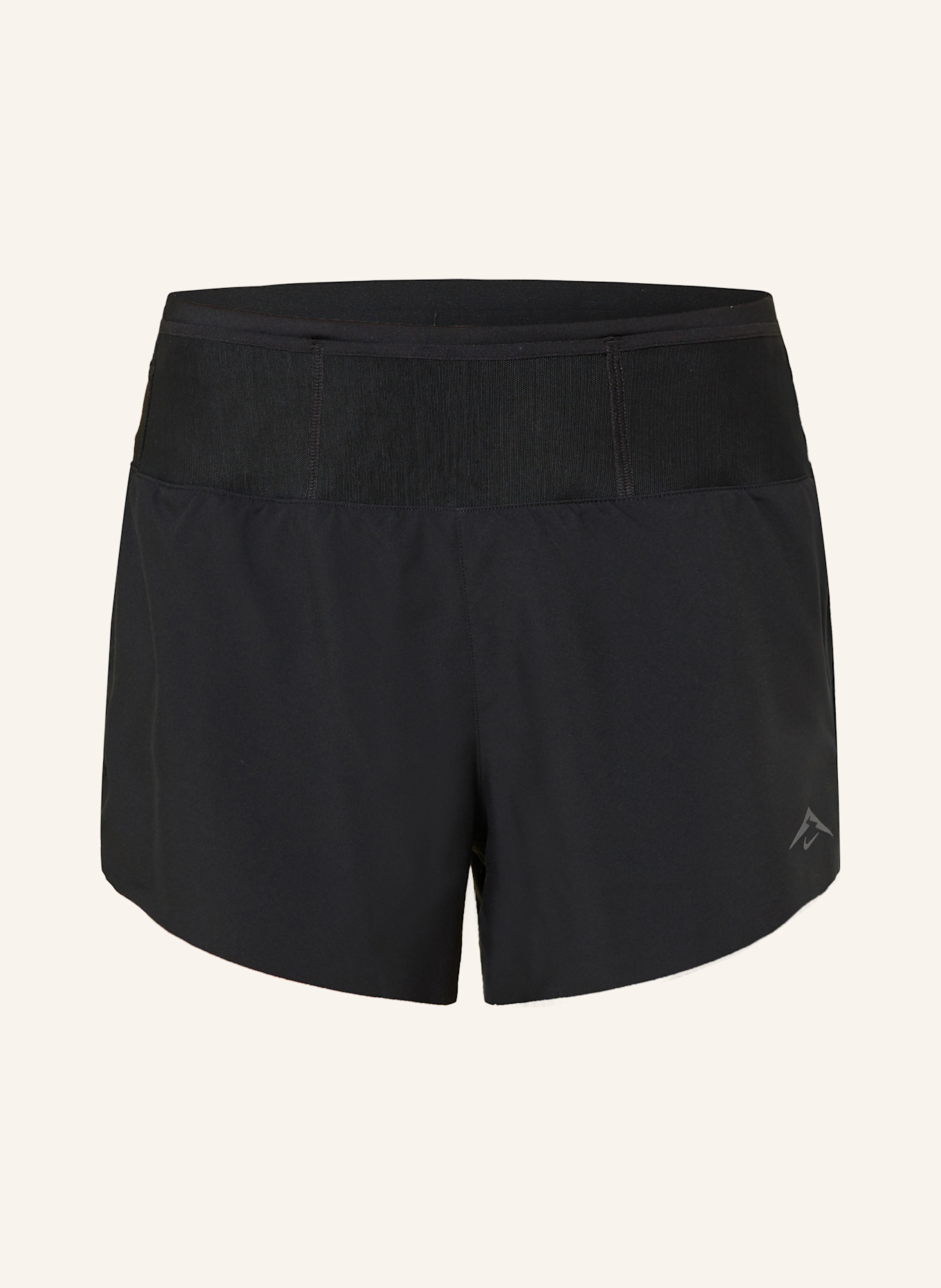 Nike 2-in-1-Laufshorts TRAIL: SCHWARZ