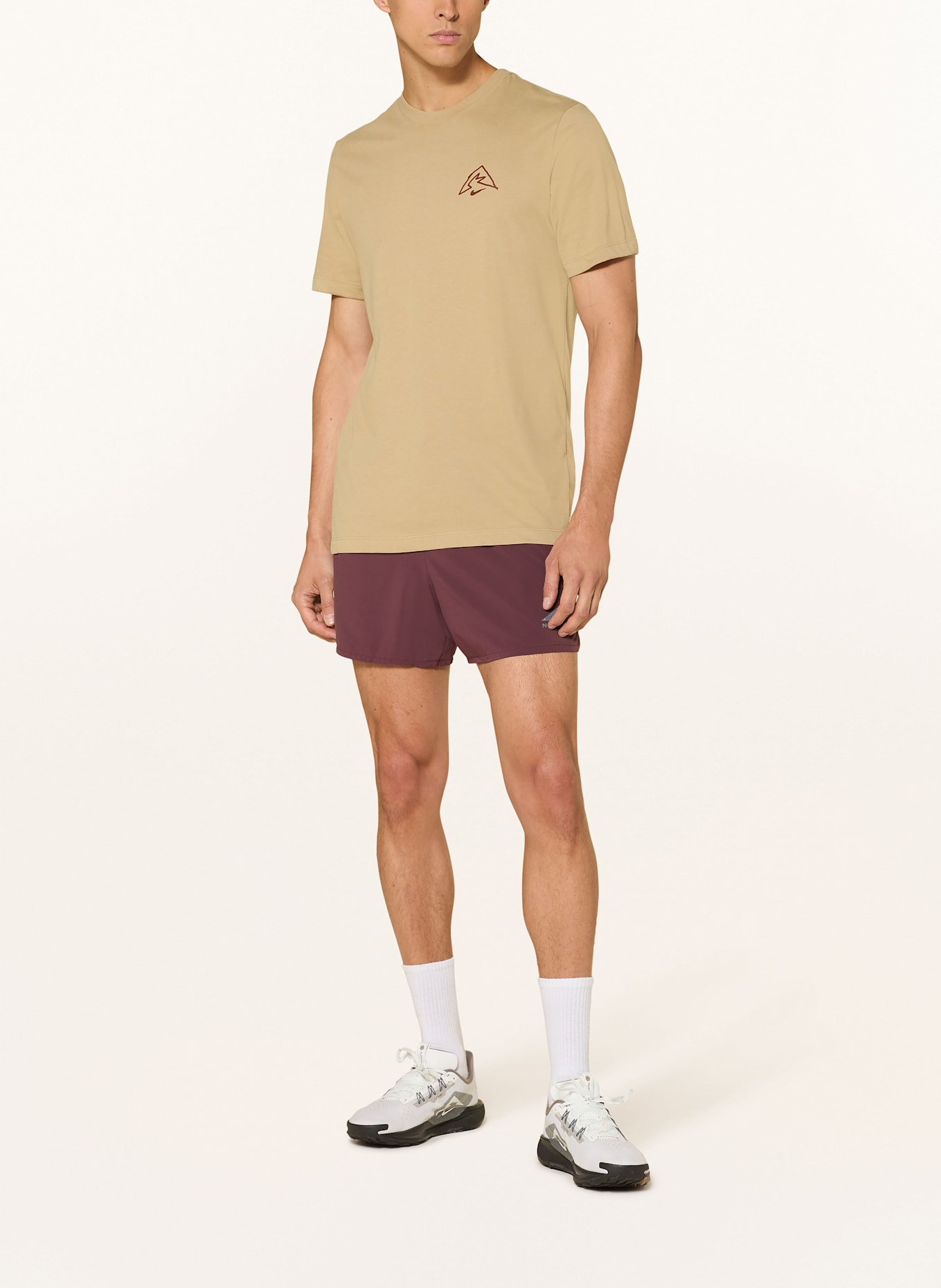 Nike Laufshirt WESTERN STATES: BEIGE