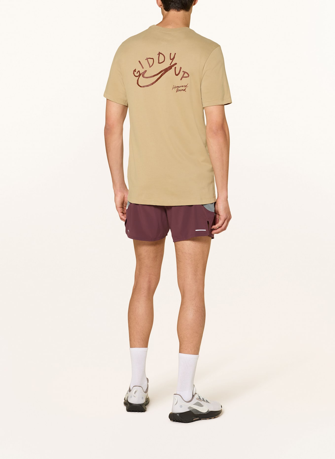 Nike Laufshirt WESTERN STATES: BEIGE