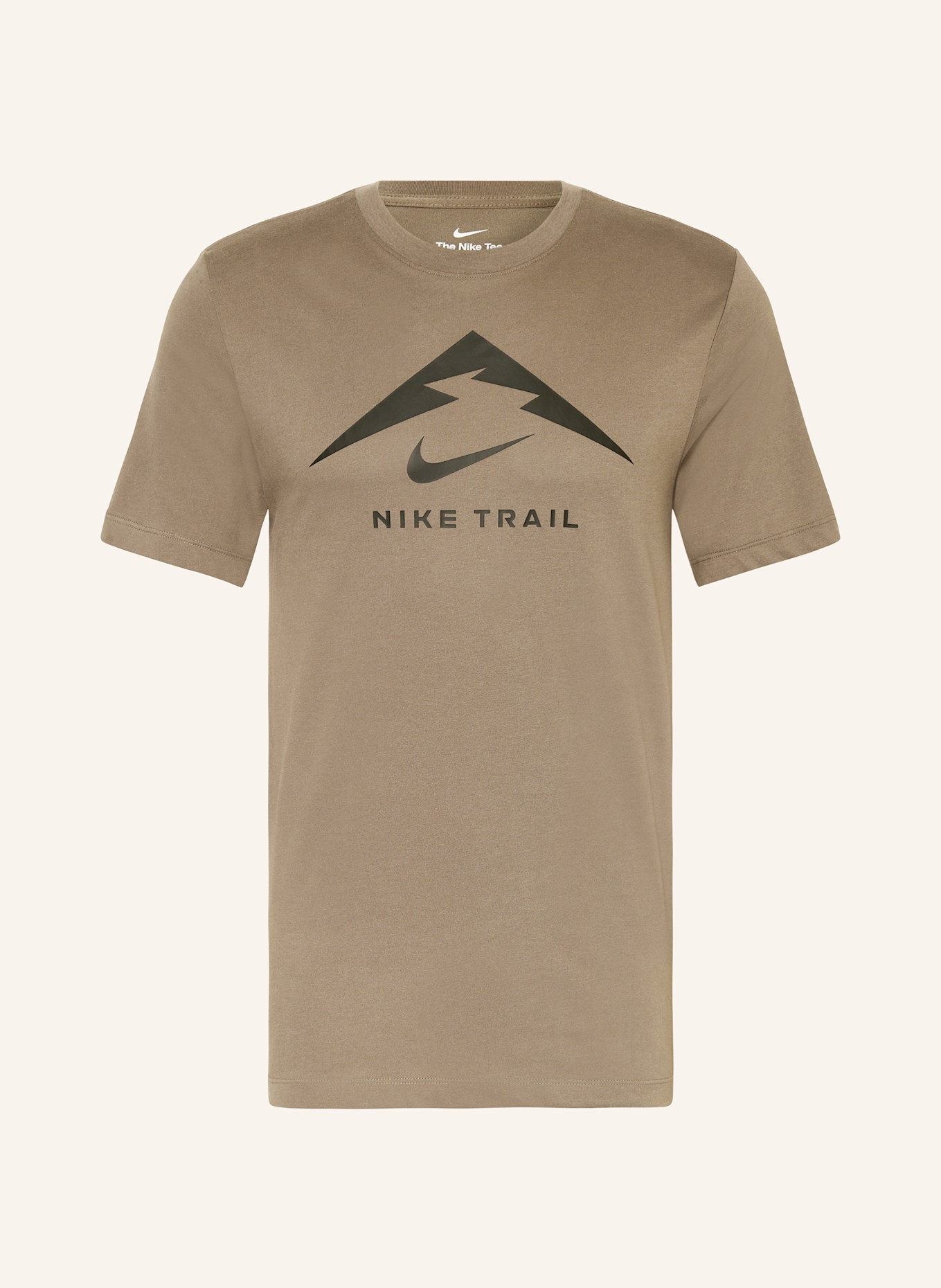 Nike T-Shirt DRI-FIT: TAUPE