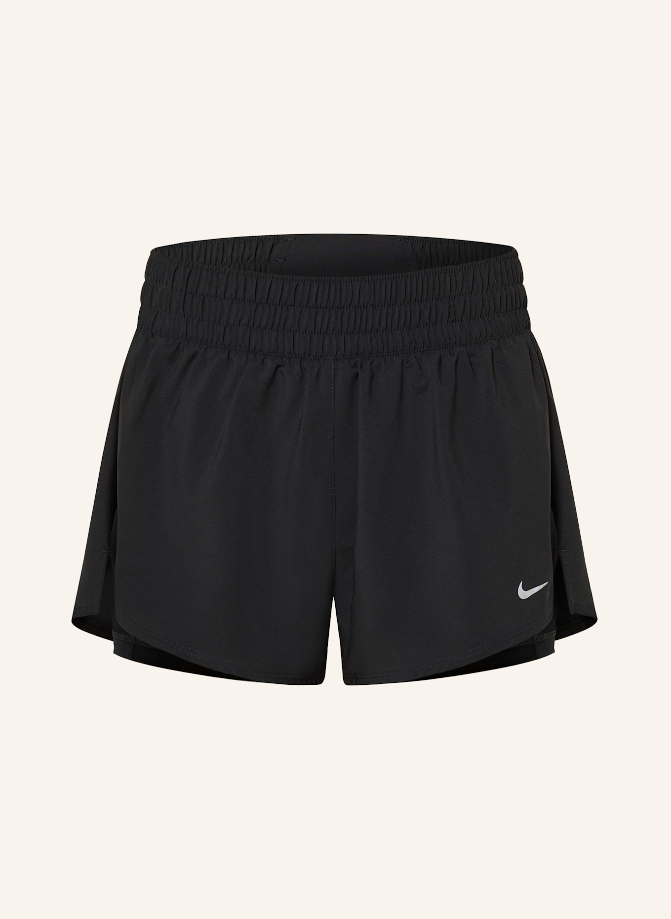 Nike 2-in-1-Trainingsshorts ONE DRI-FIT: SCHWARZ