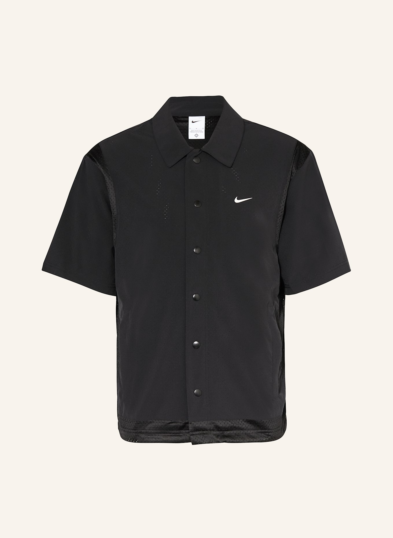 Nike Overshirt DRI-FIT: SCHWARZ