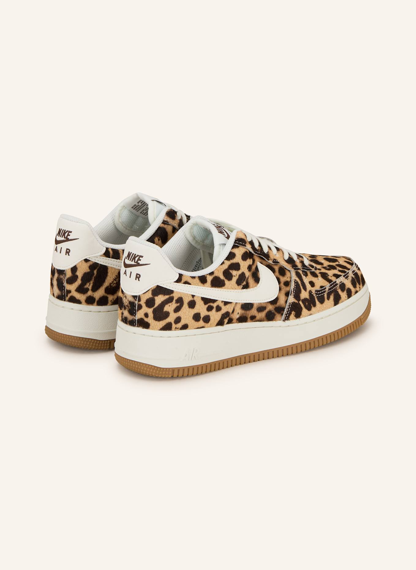 Nike Sneaker AIR FORCE 1 ´07: SCHWARZ/ HELLBRAUN
