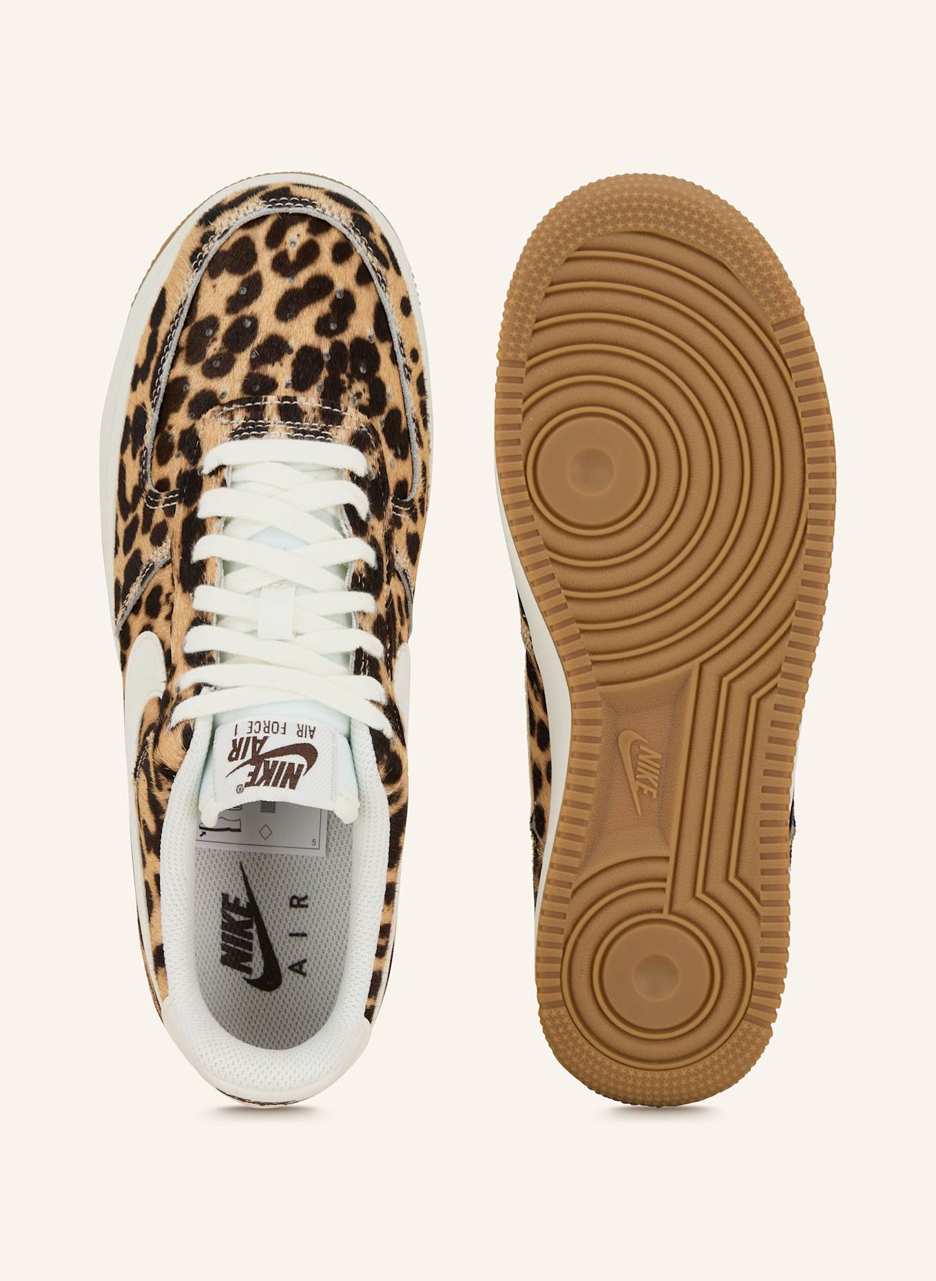 Nike Sneaker AIR FORCE 1 ´07: SCHWARZ/ HELLBRAUN