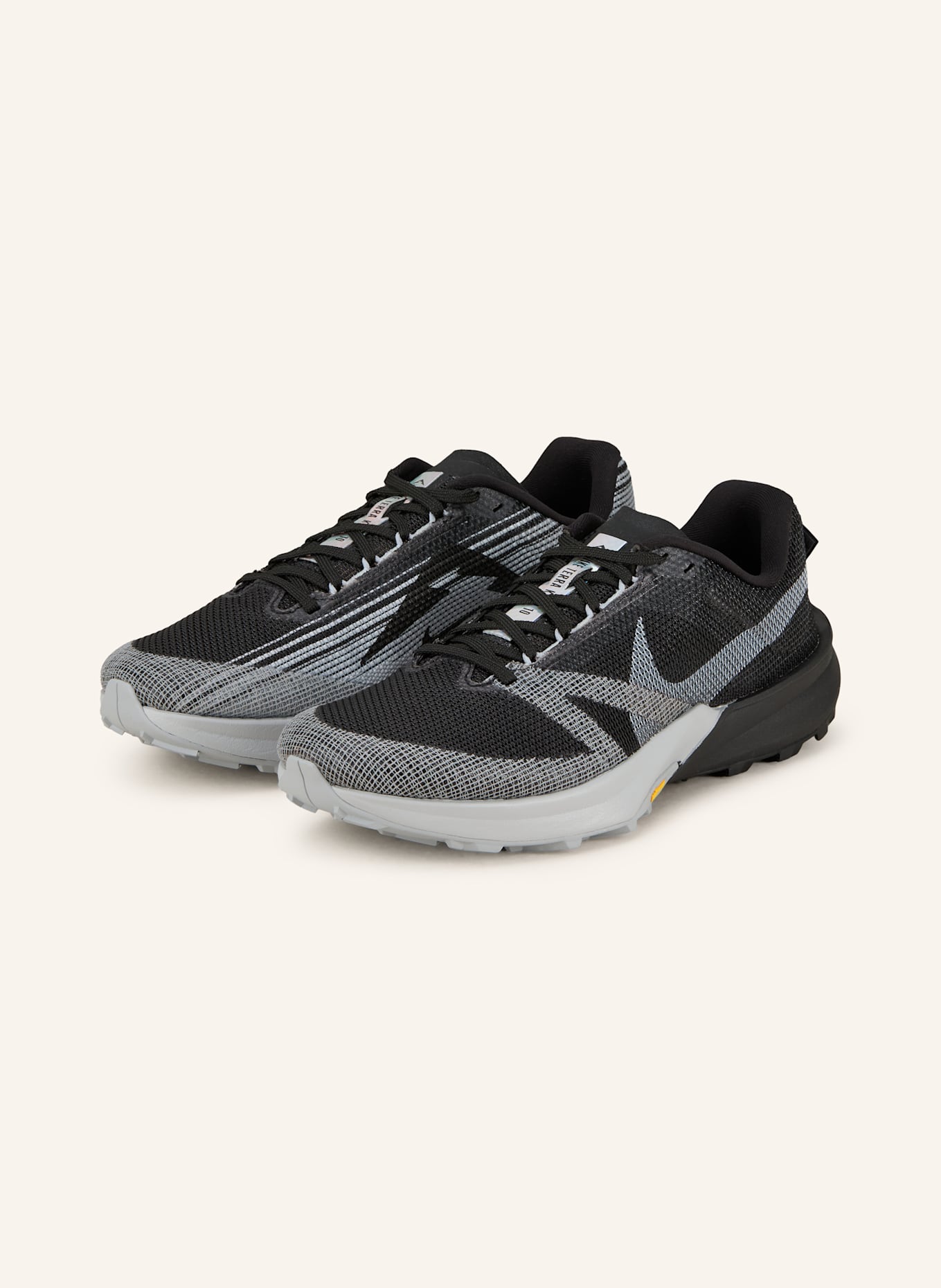 Nike Trailrunning-Schuhe TERRA KIGER 10: SCHWARZ/ GRAU/ HELLGRAU