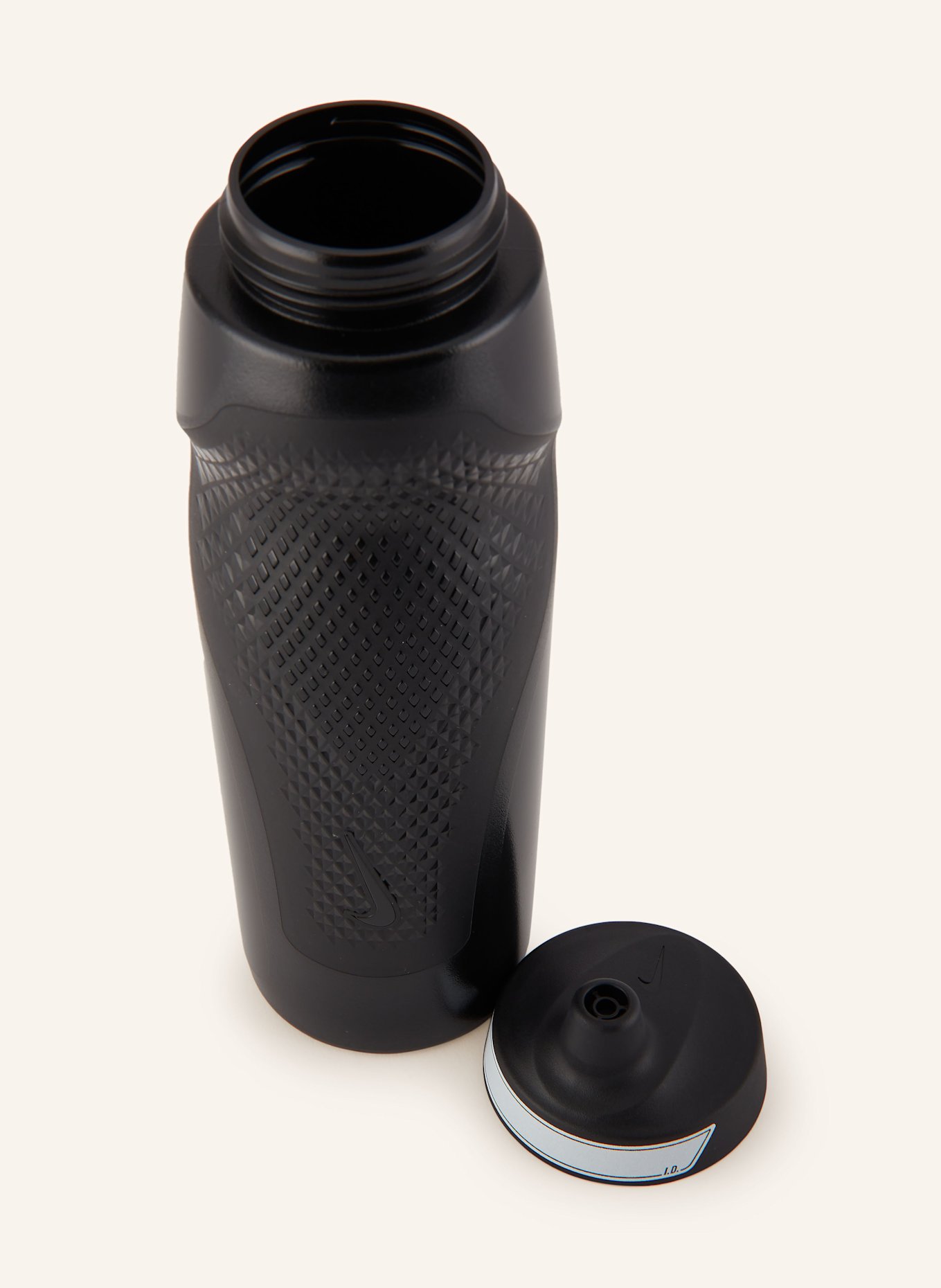 Nike Trinkflasche REFUEL: SCHWARZ / WEISS