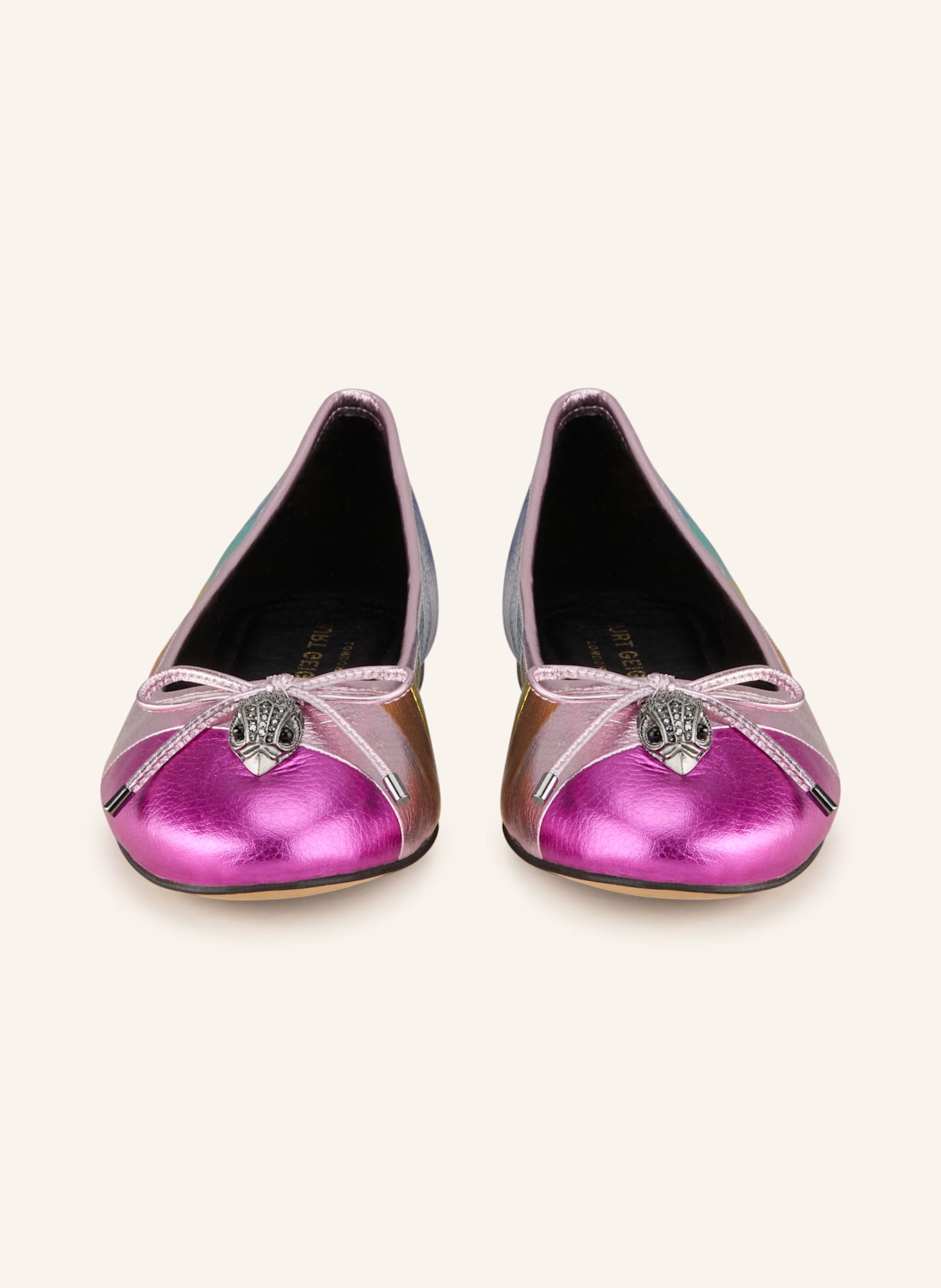 KURT GEIGER Baleriny EAGLE: FUKSJA / BLADORÓŻOWY