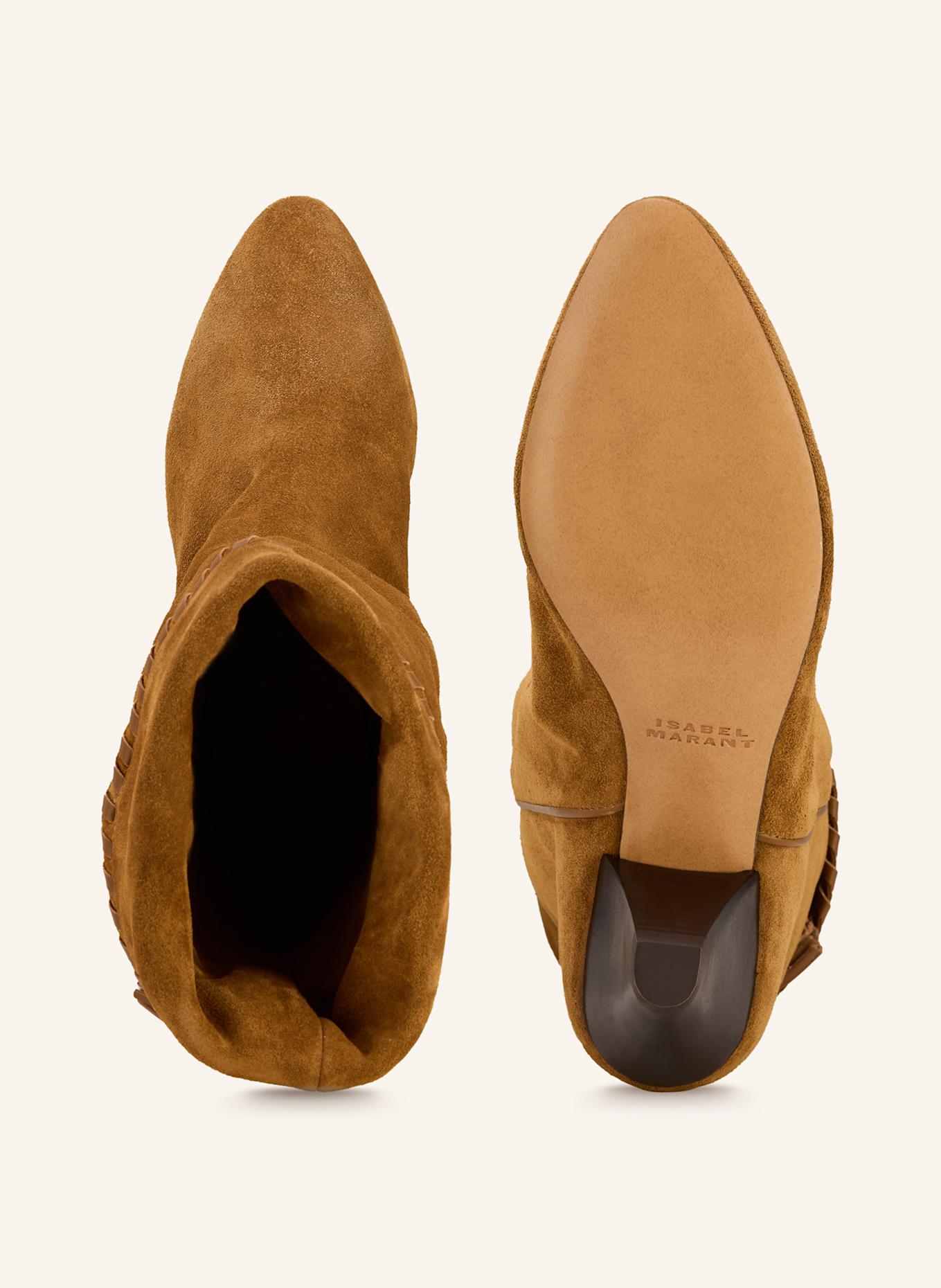 ISABEL MARANT Stiefeletten DALBY: COGNAC