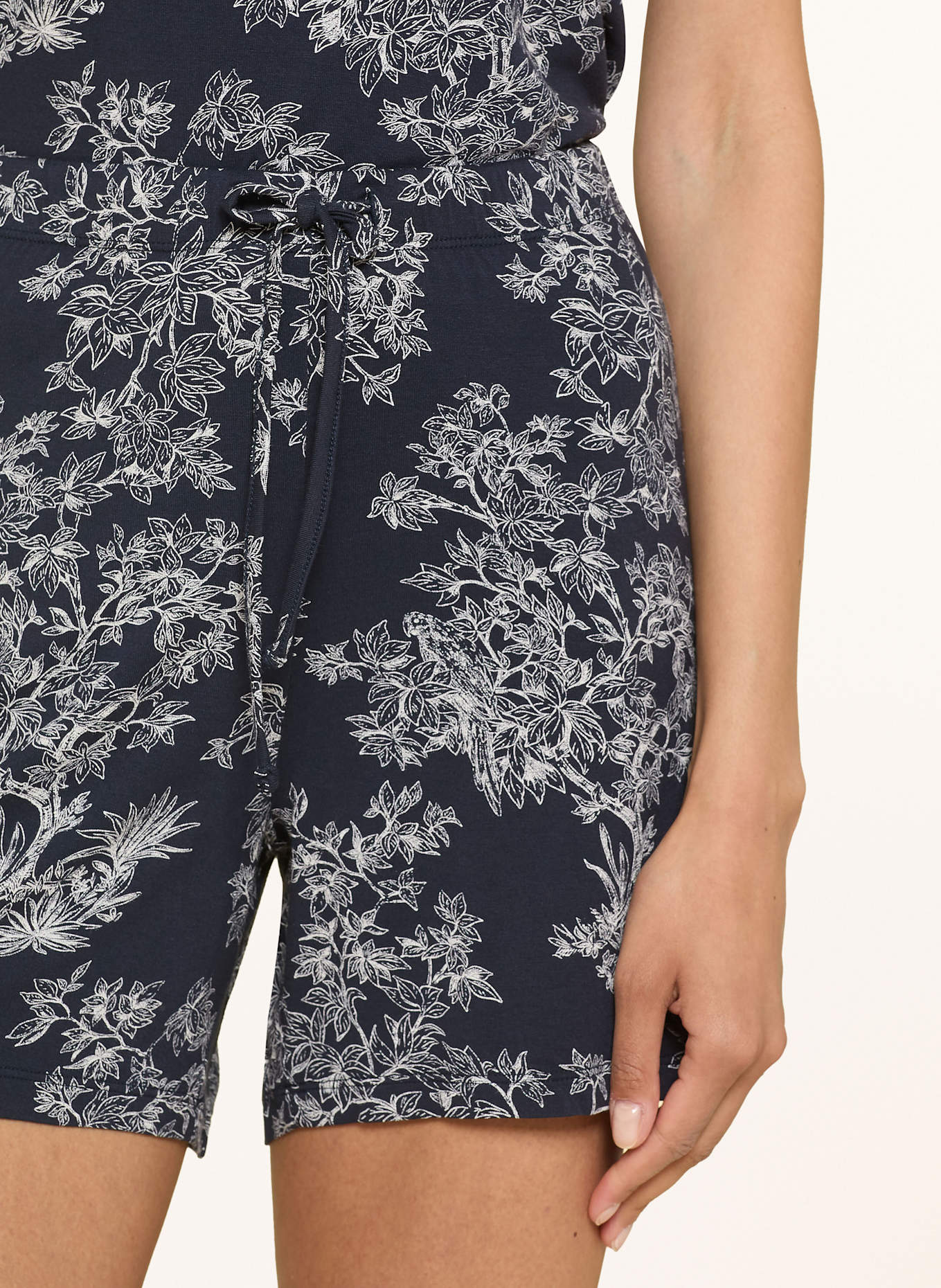 Juvia Szorty od piżamy: NIEBIESKI / JASNOCZARY