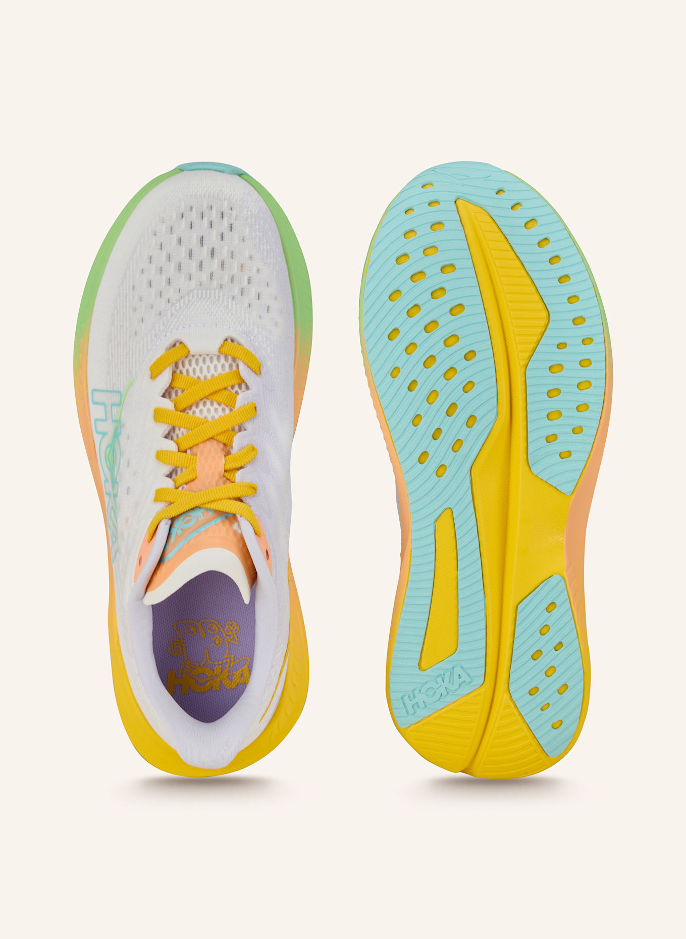 HOKA Running shoes MACH 6: Blanco hoka Anacapa Mid GORE-TEX Chaussures pour Homme en Castlerock Taille 45 1 3