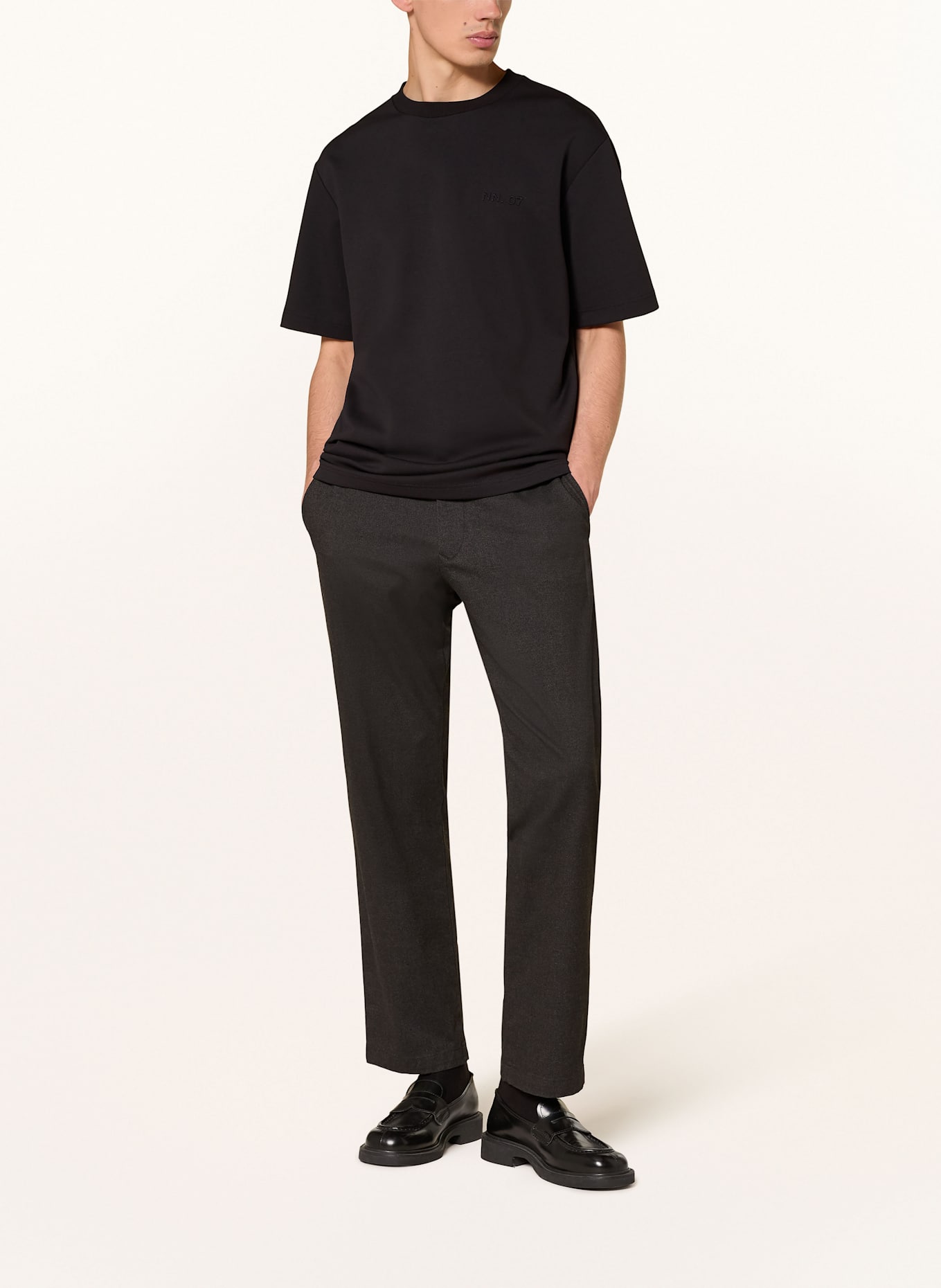 NN.07 T-Shirt NAT: SCHWARZ