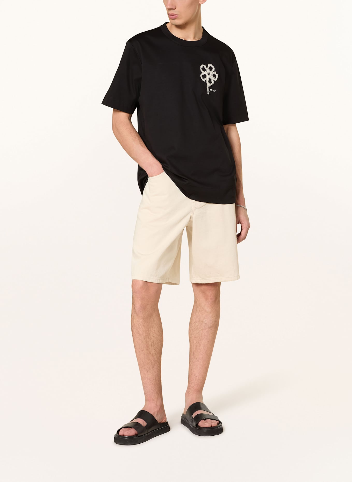 NN.07 T-shirt PEDRO: BLACK