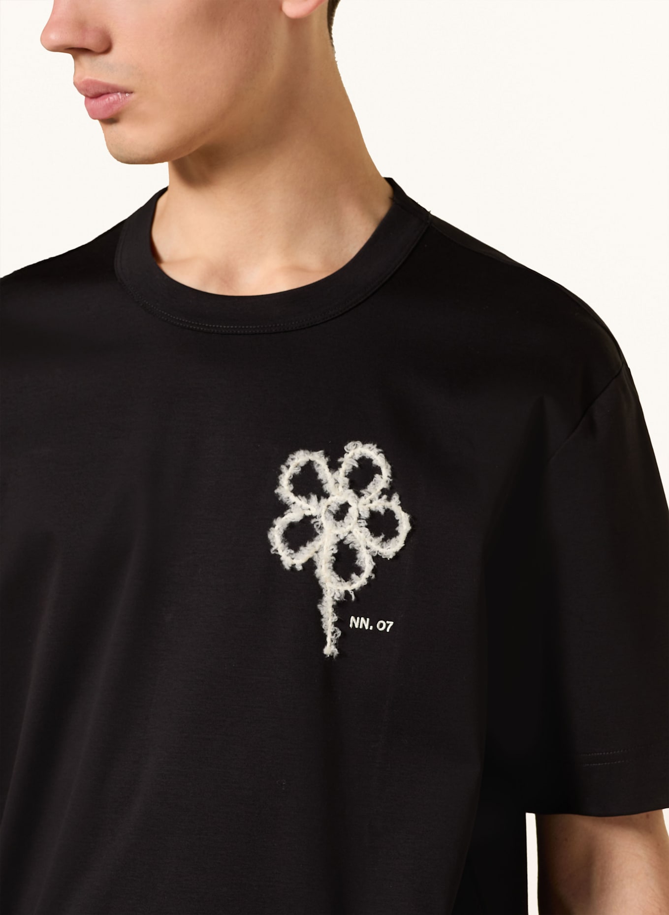 NN.07 T-shirt PEDRO: BLACK