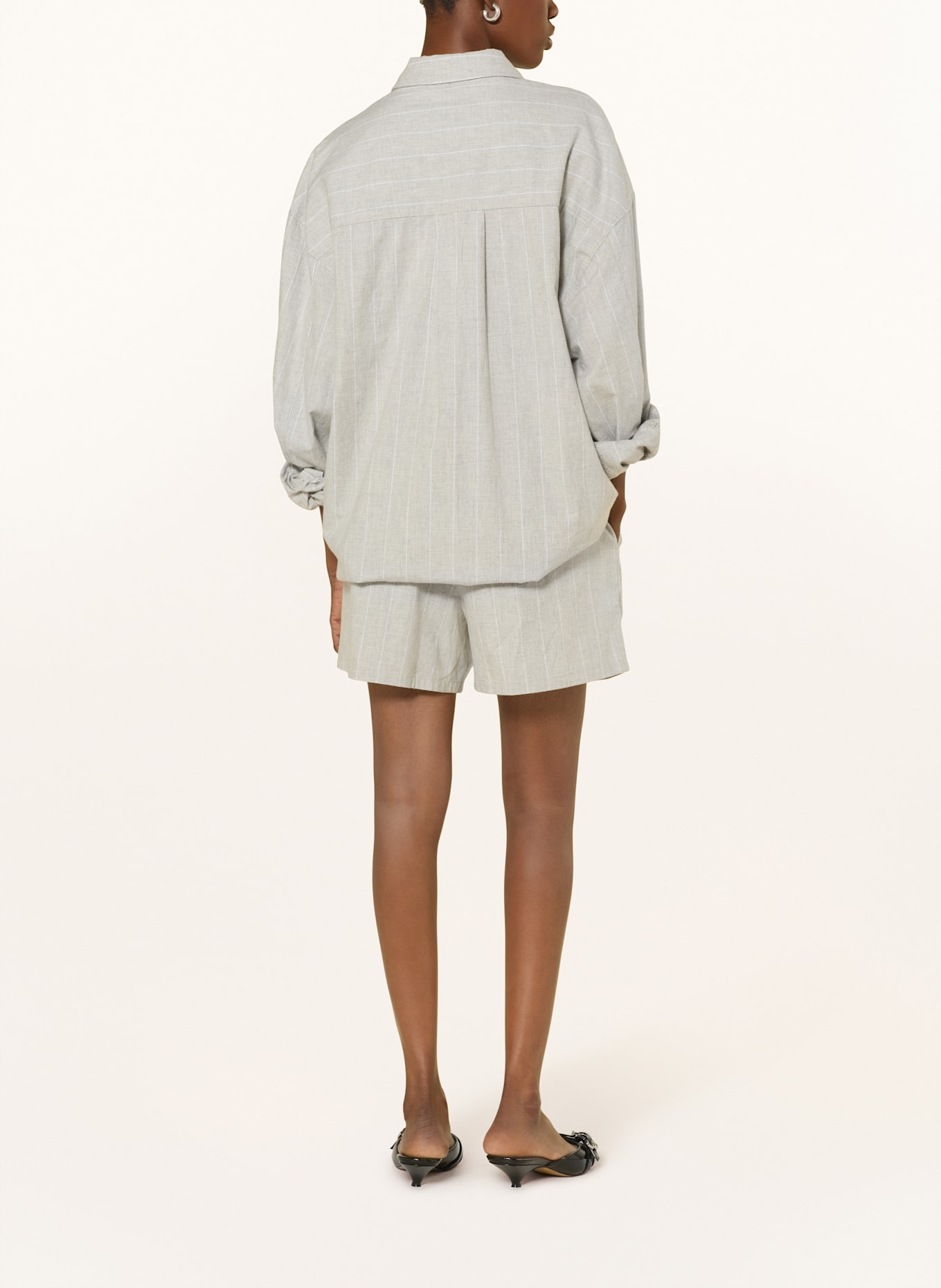 black palms Shorts BRINO: TAUPE / HELLGRAU