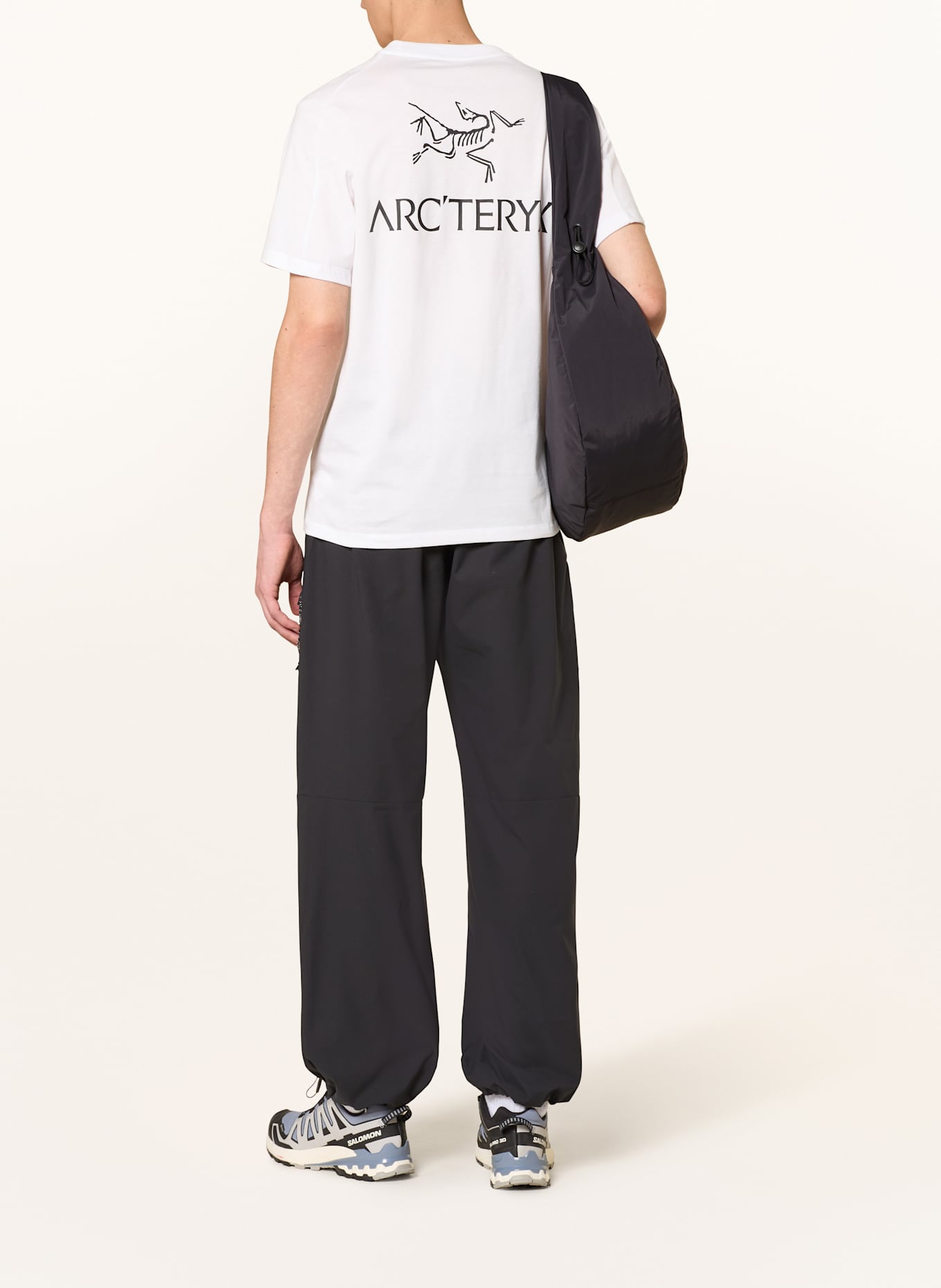 ARC'TERYX T-Shirt KRAGG: WEISS / SCHWARZ