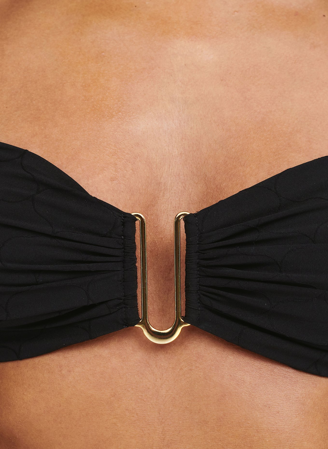 CHANTELLE Bralette-Bikini-Top GLOW: SCHWARZ