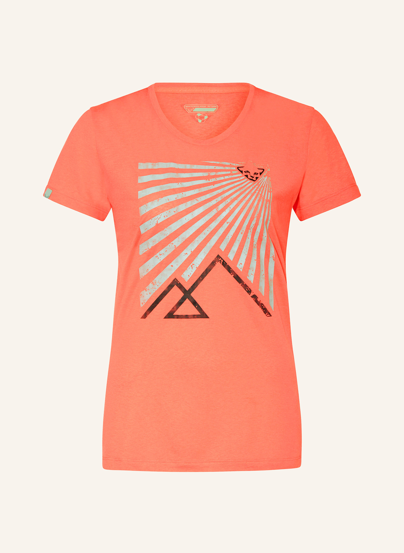 DYNAFIT T-Shirt TRANSALPER GRAPHIC: HELLROT