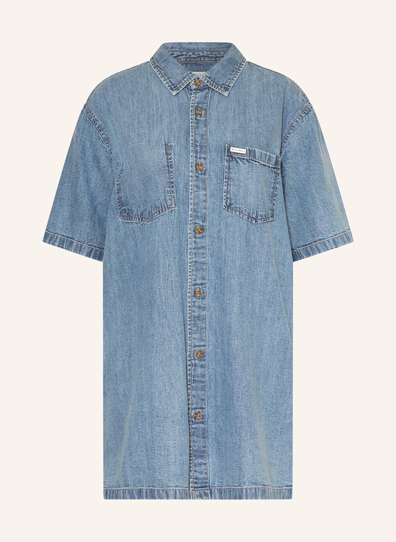 GUESS JEANS Koszula oversized: NIEBIESKI