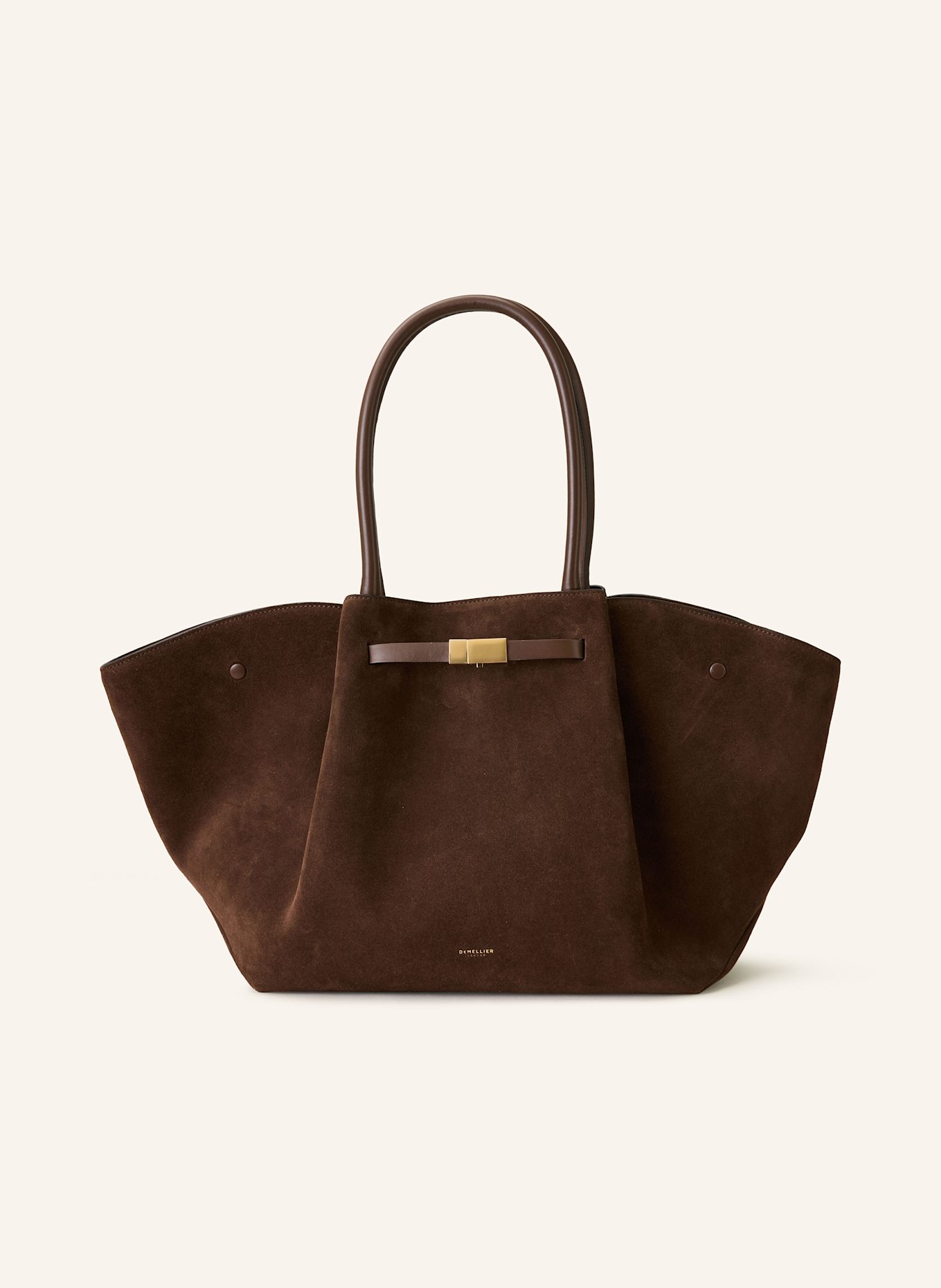 DEMELLIER Shopper THE NEW YORK LARGE: DUNKELBRAUN