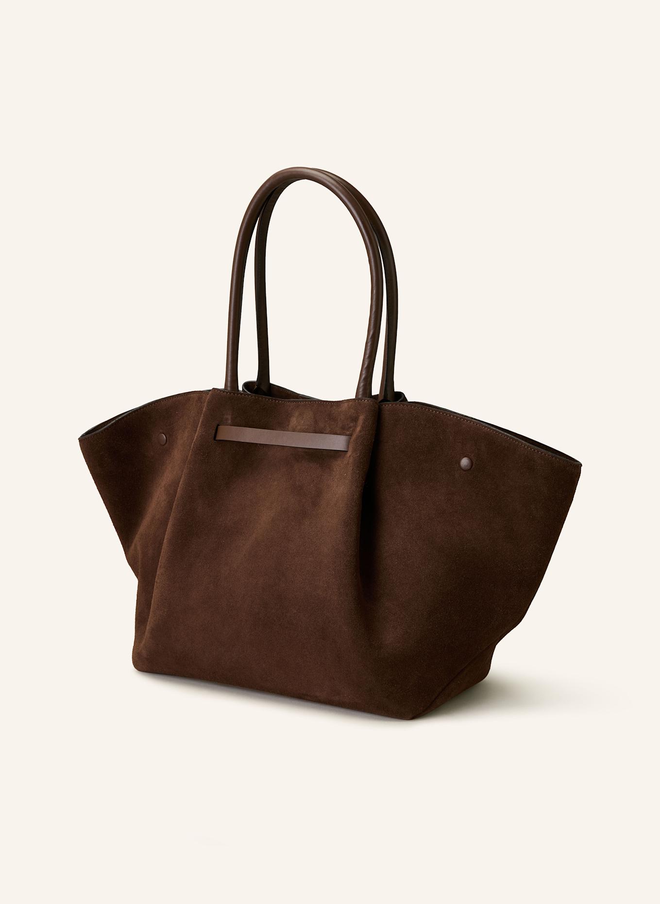 DEMELLIER Shopper THE NEW YORK LARGE: DUNKELBRAUN