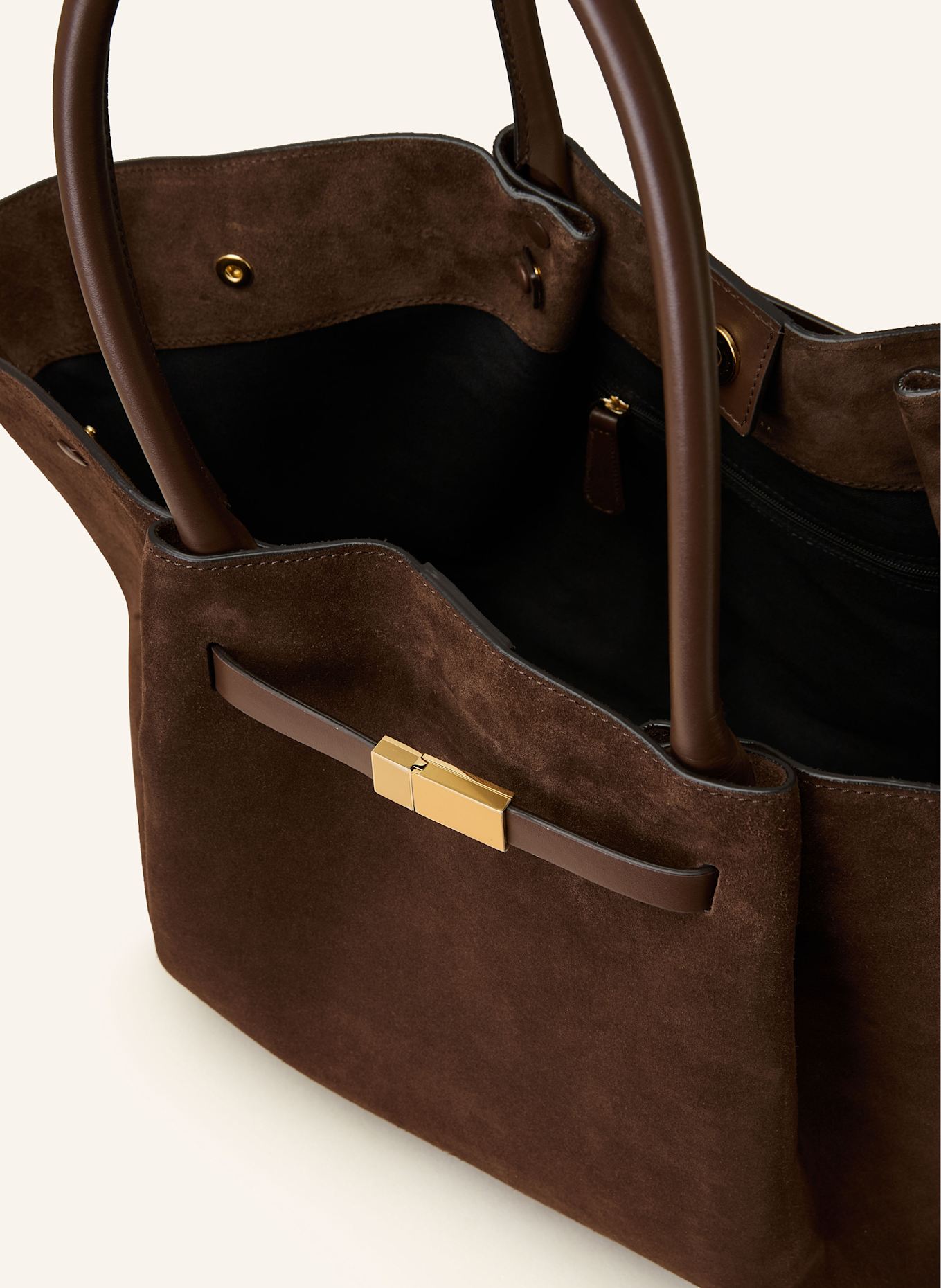 DEMELLIER Shopper THE NEW YORK LARGE: DUNKELBRAUN